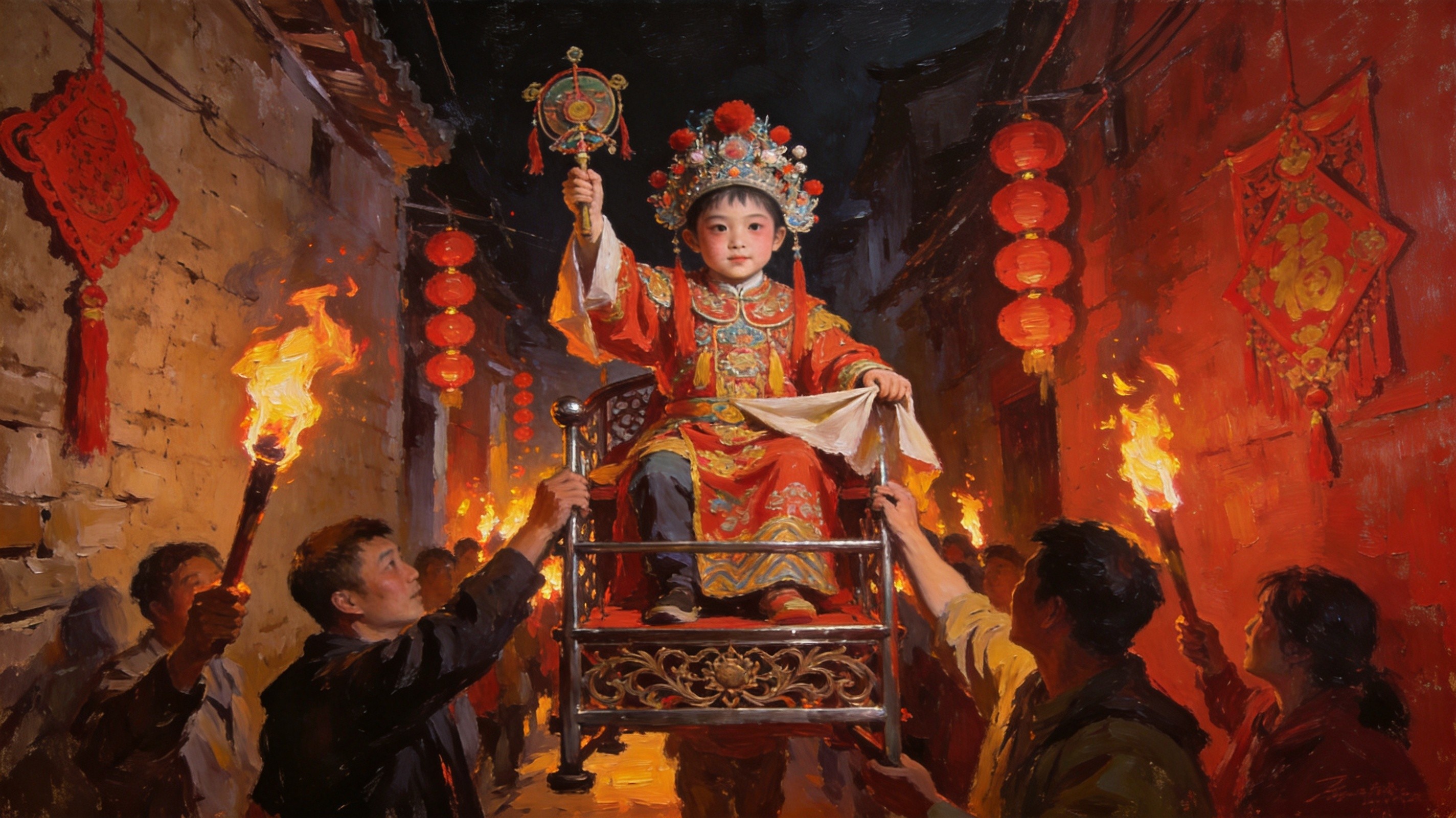 春日湄江畔桃花映水画舫轻行