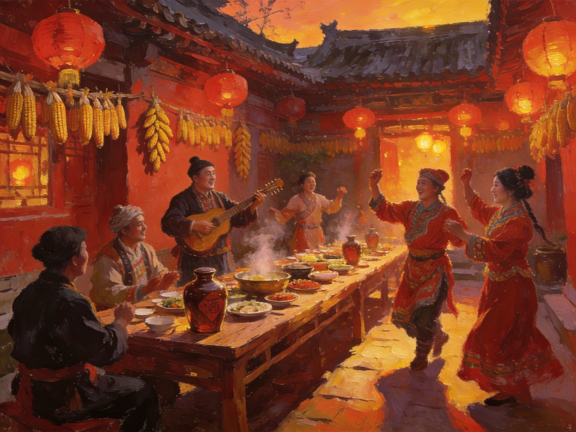 满乡歌舞闹元宵