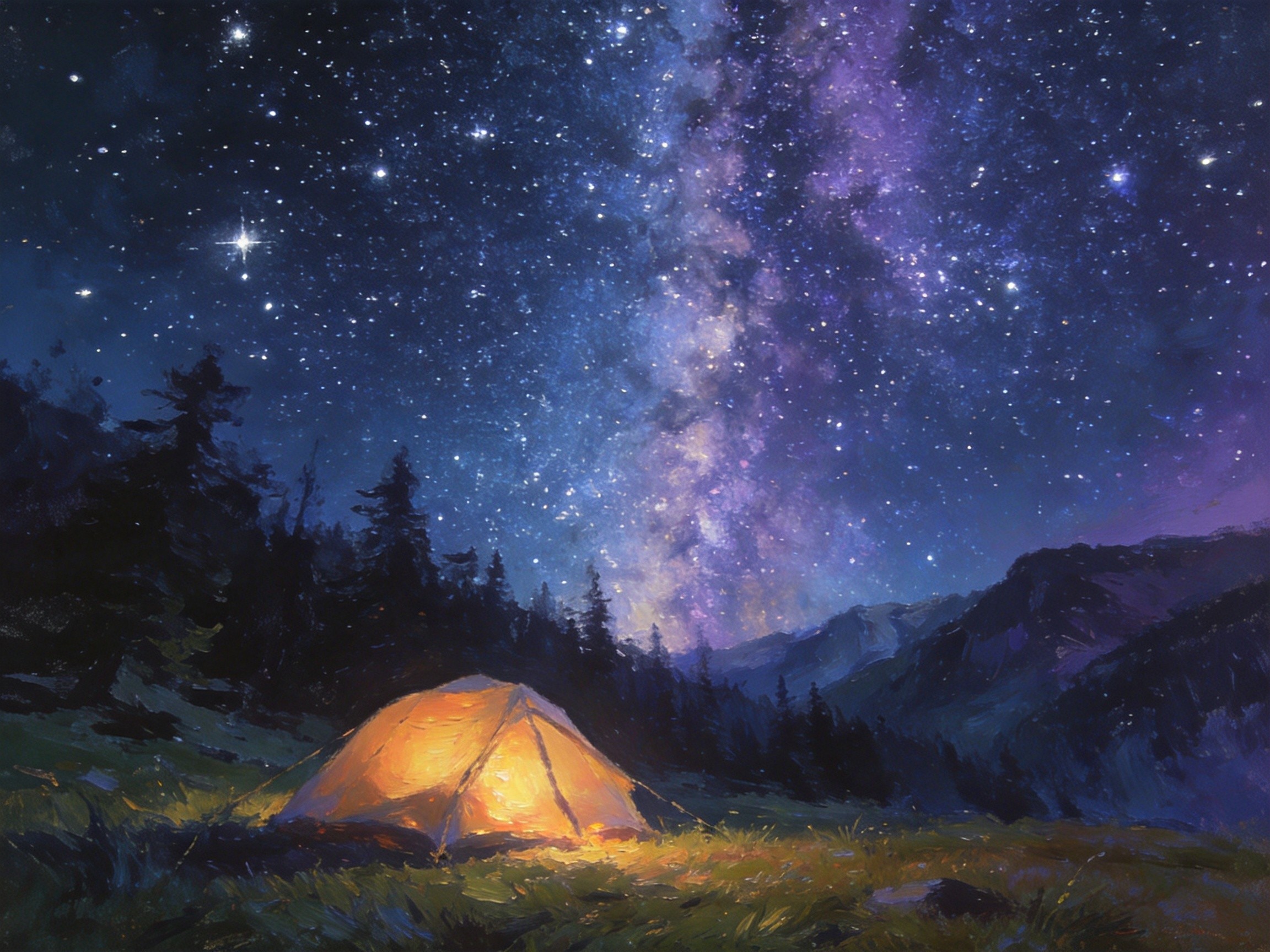 鹞落坪星空露营