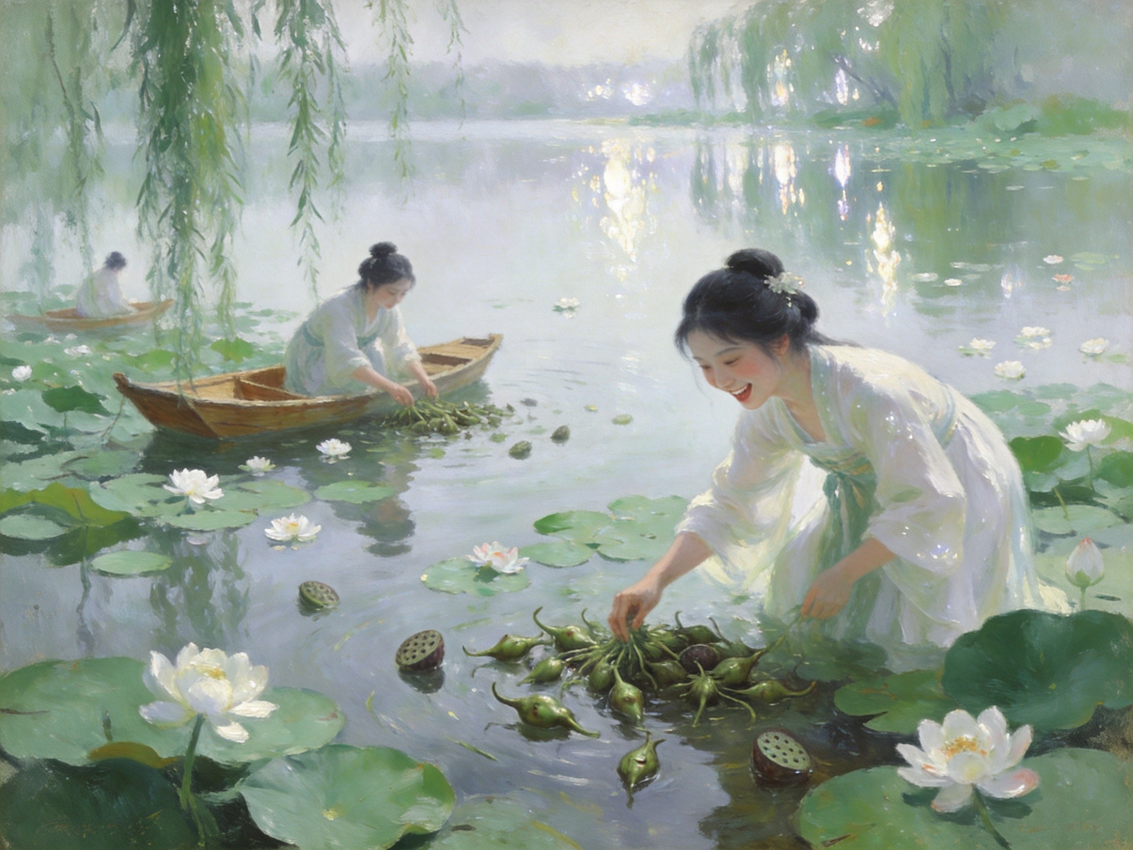 天井湖采菱轻唱