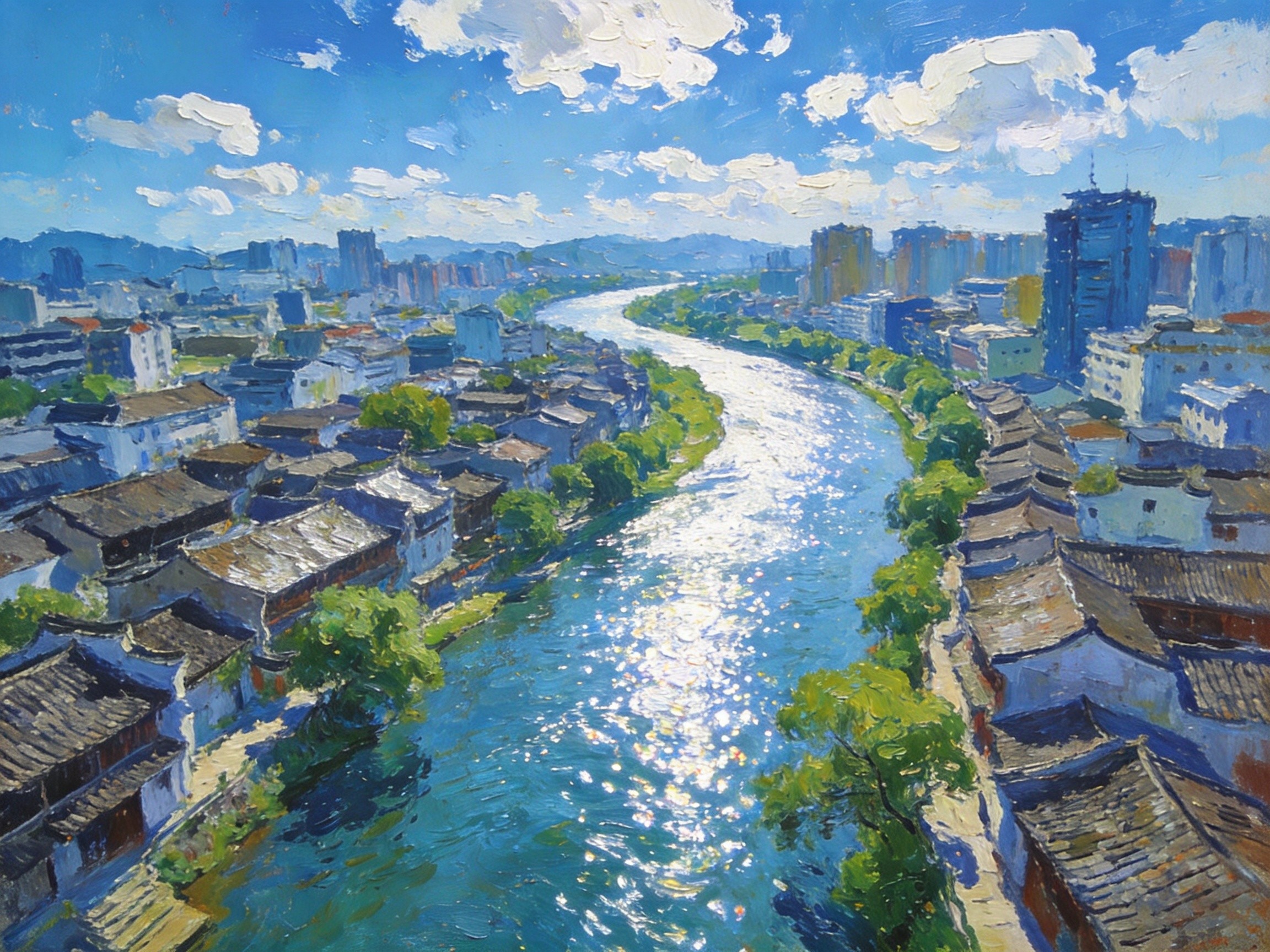 婺江穿城