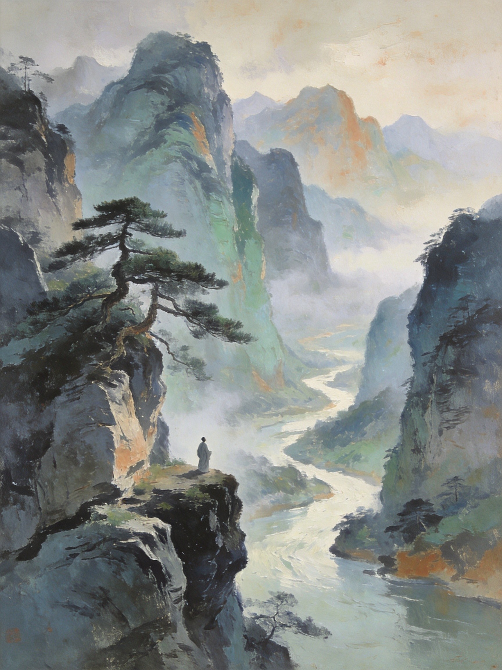 娄东画派山水烟岚