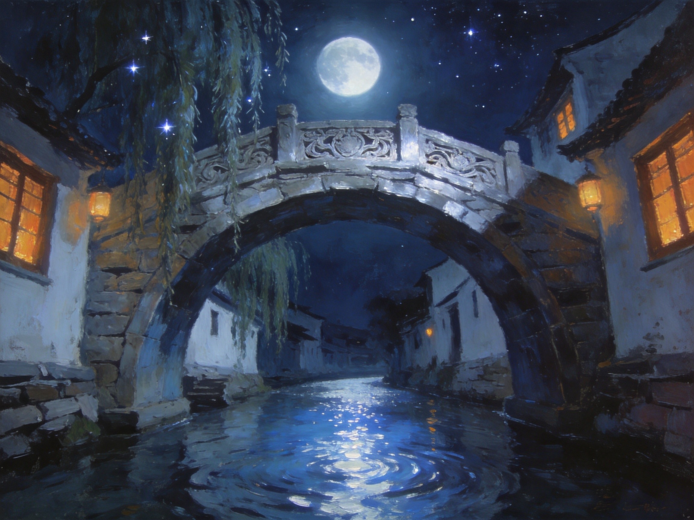 二仙桥夜·月照千年