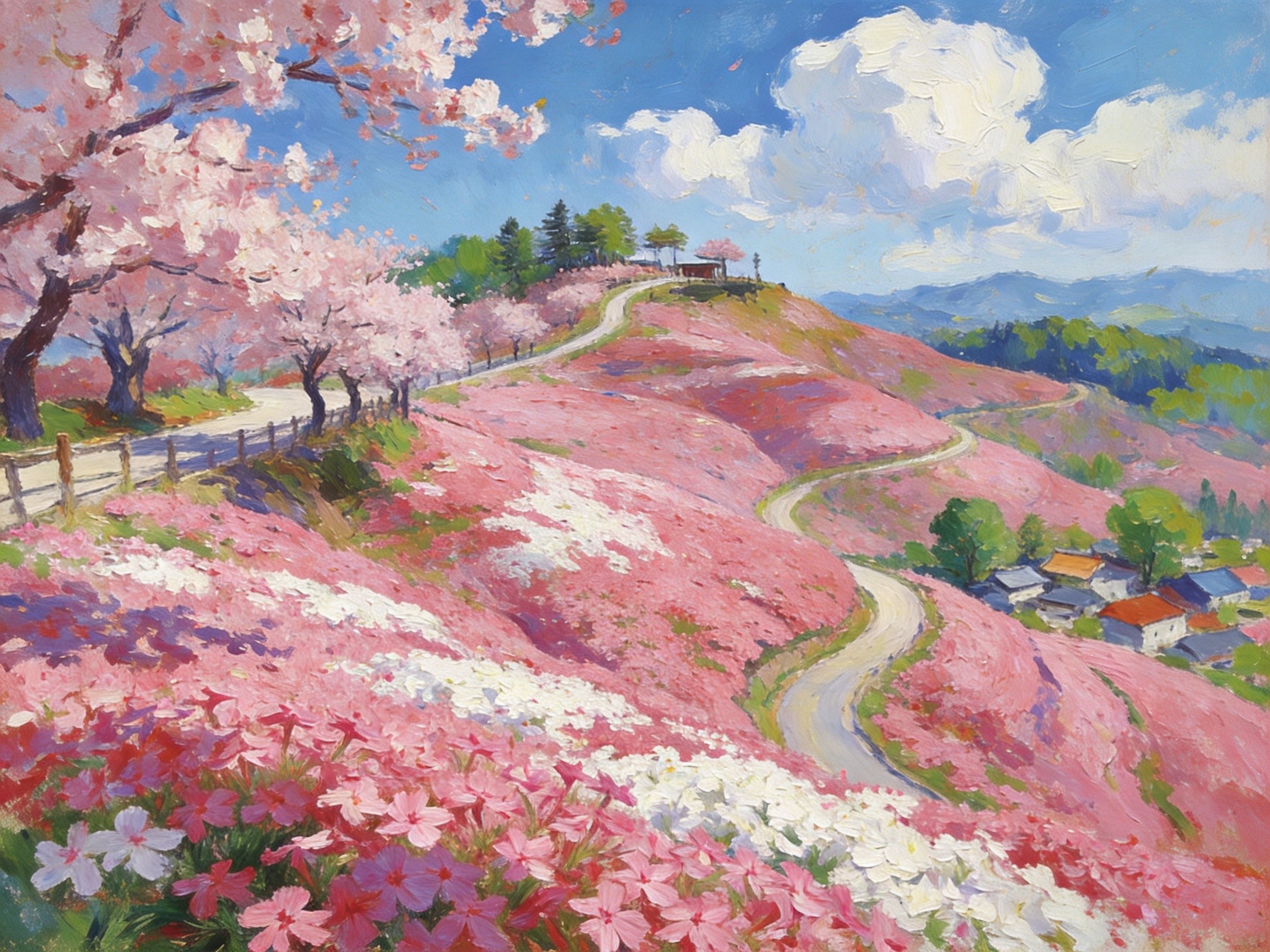 句容田园花海
