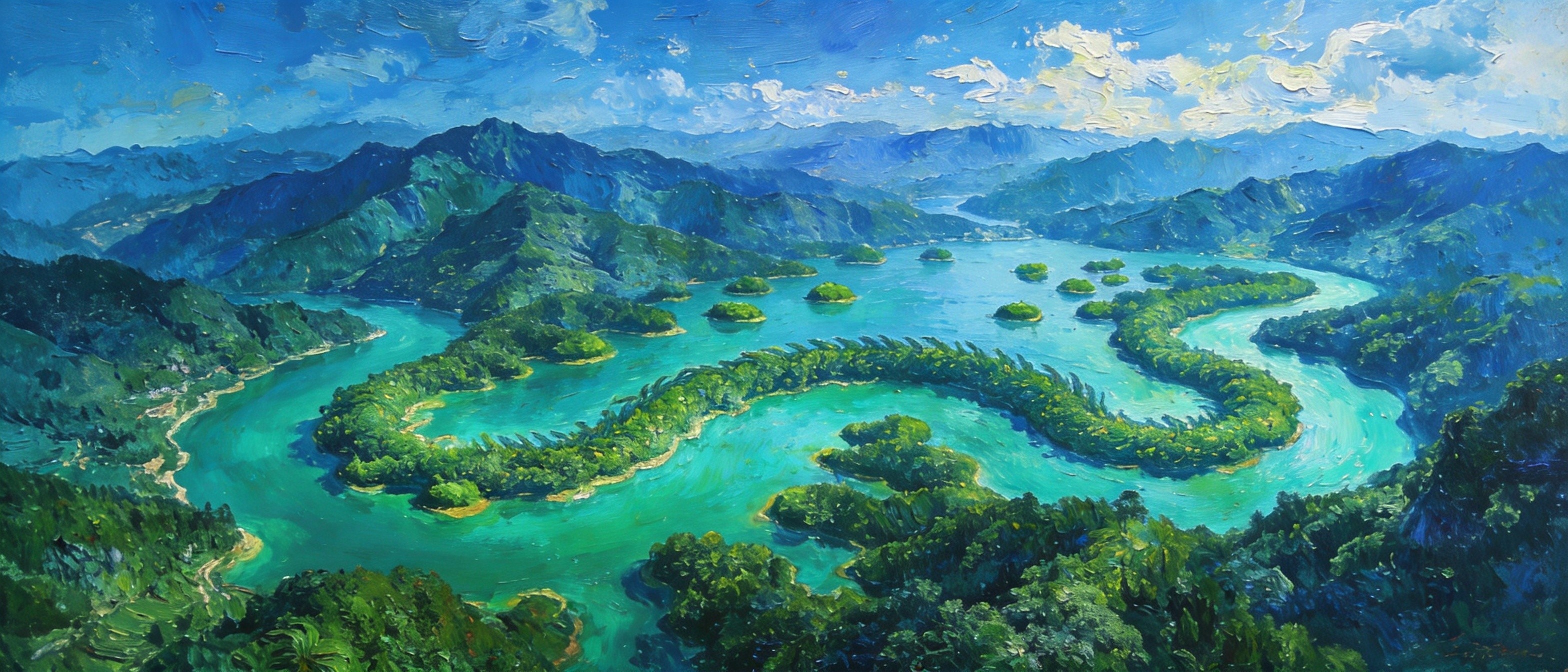 青龙湾里青峰列
