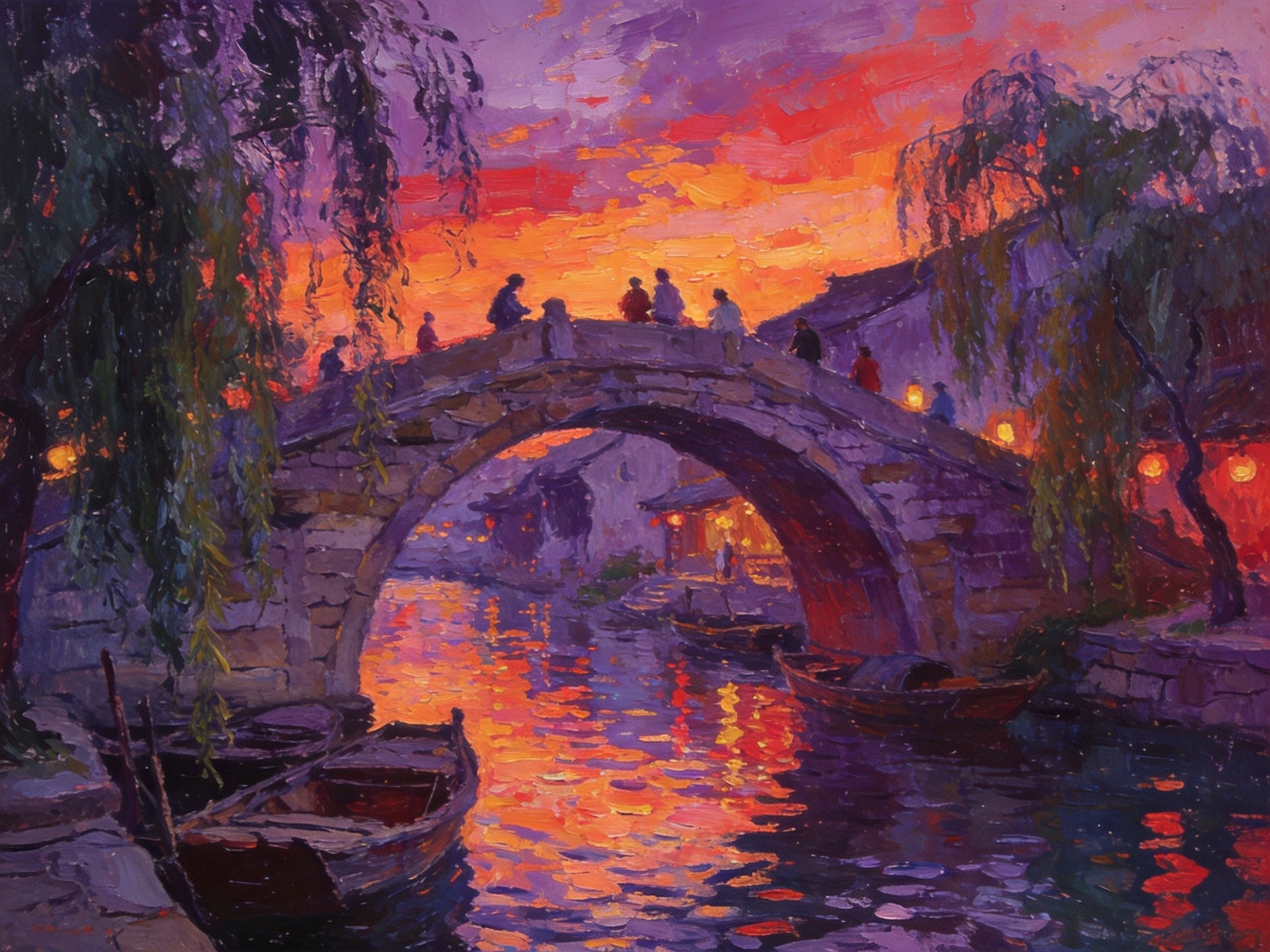 灌河两岸田园风光