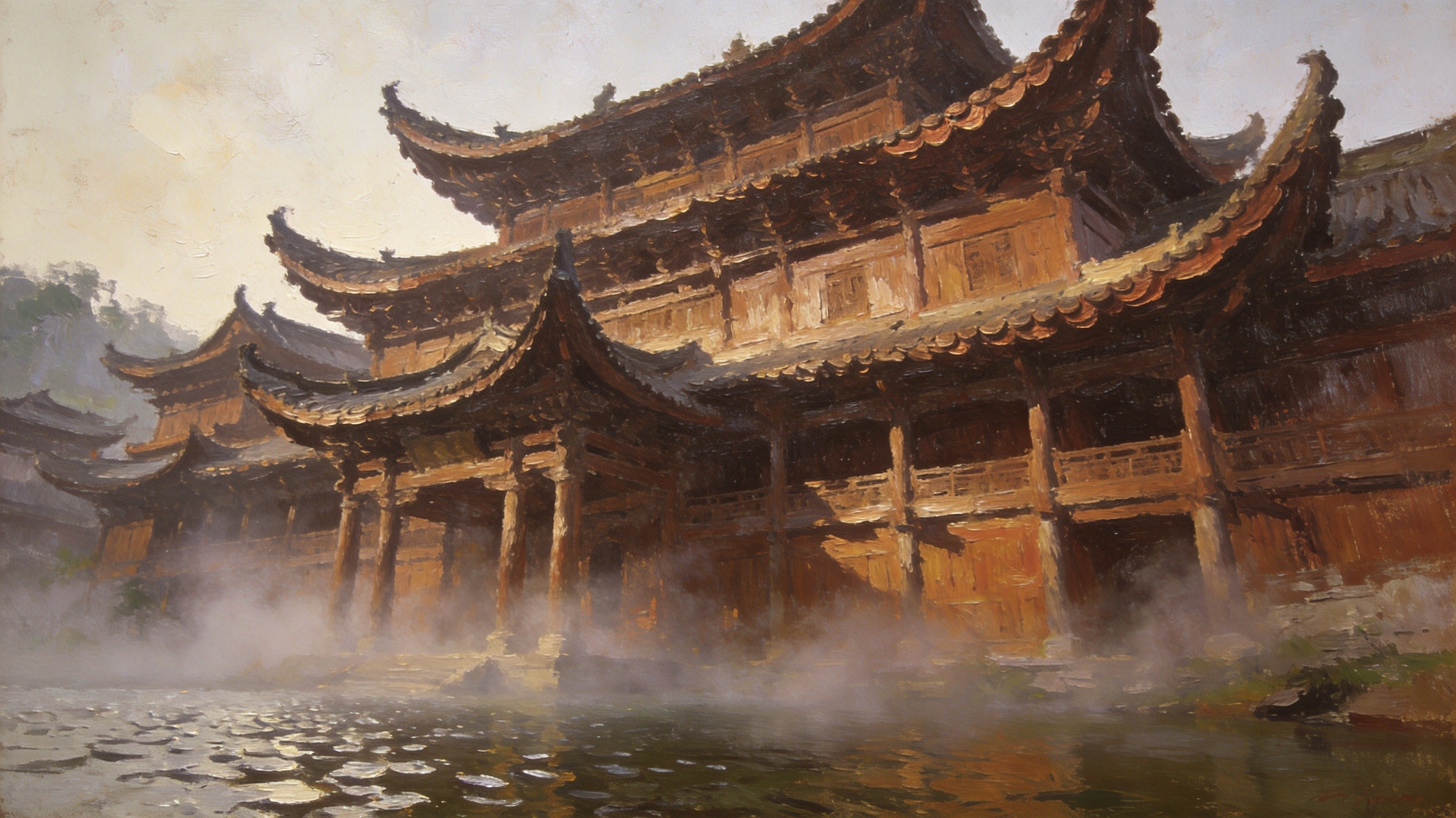 龙兴讲寺唐代古建与虎溪