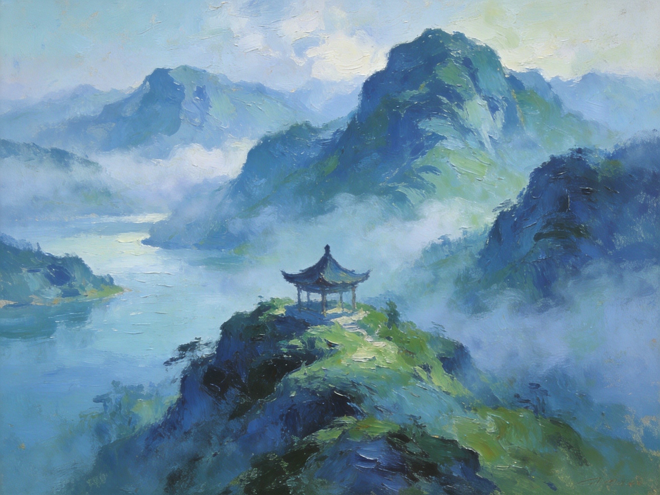 孝昌烟波画境