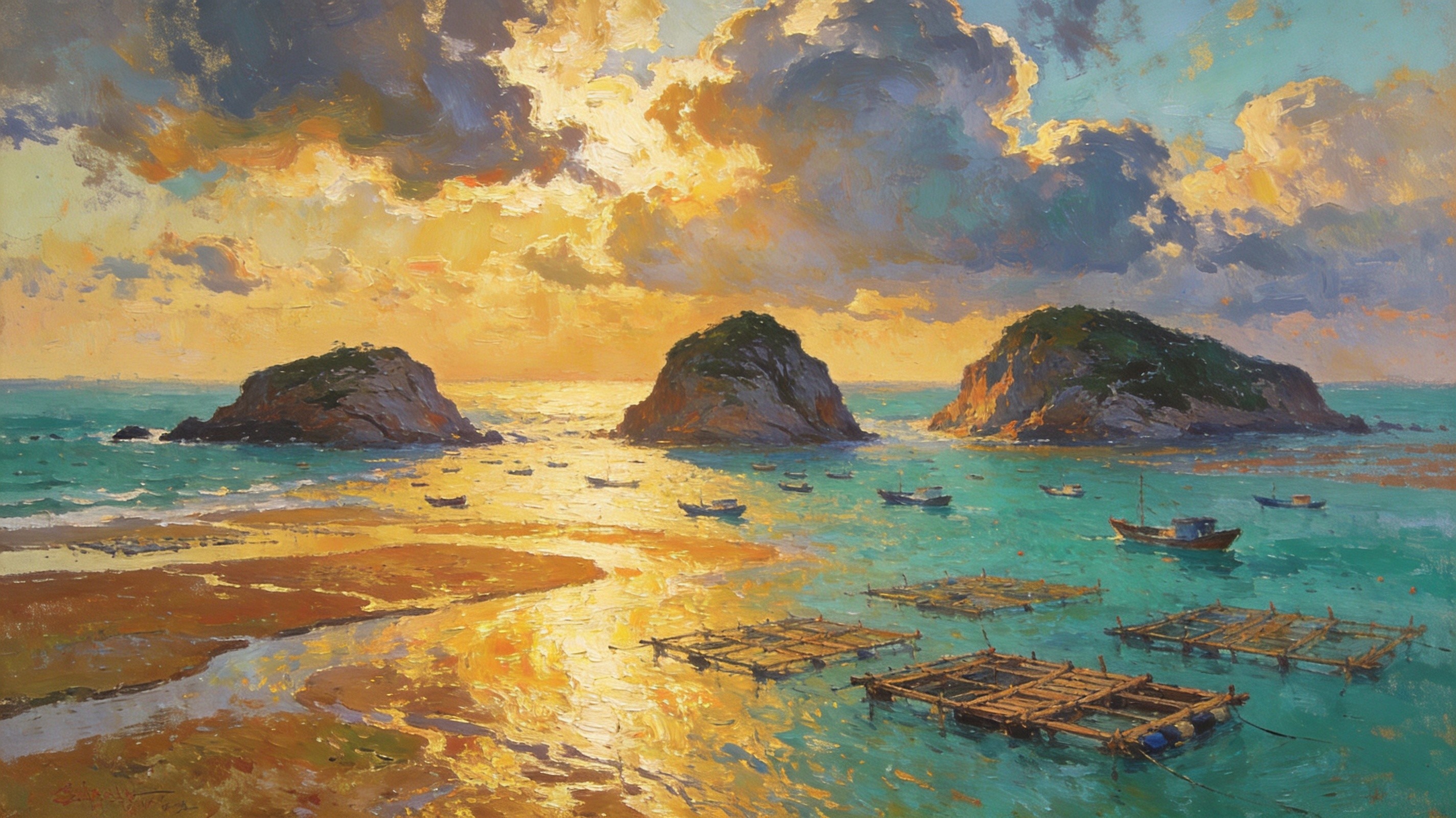 三门湾浩渺烟波
