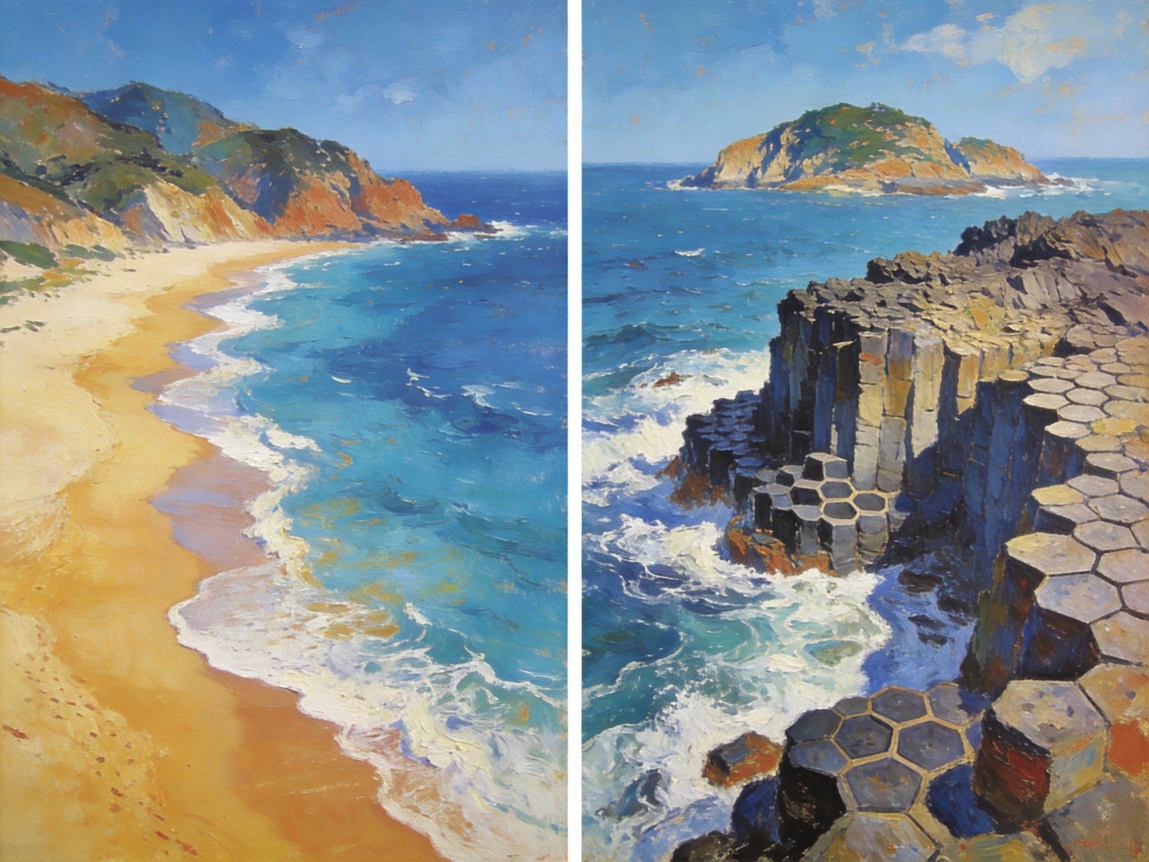 松兰山金沙花岙石林