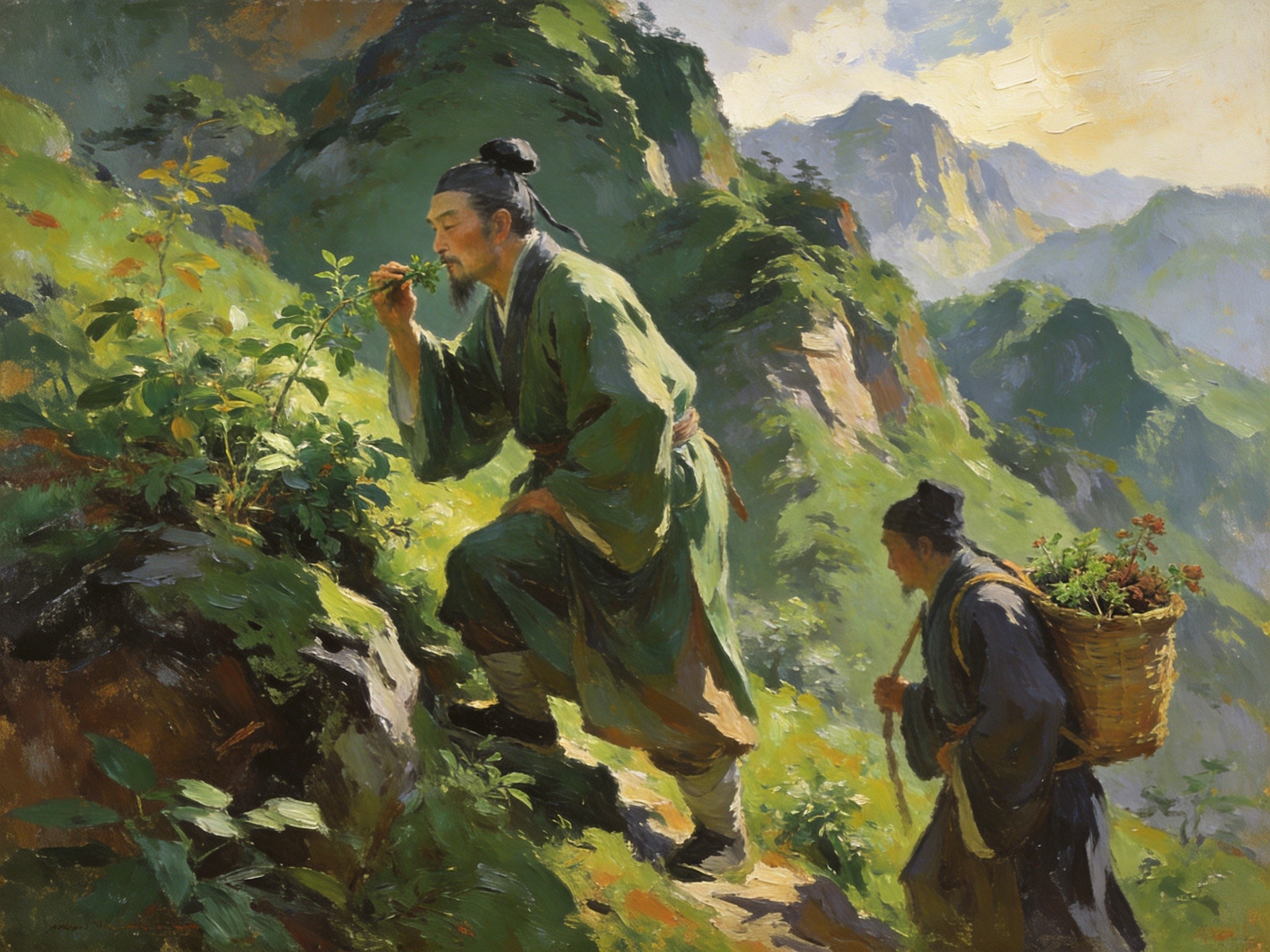 李时珍踏遍青山尝百草