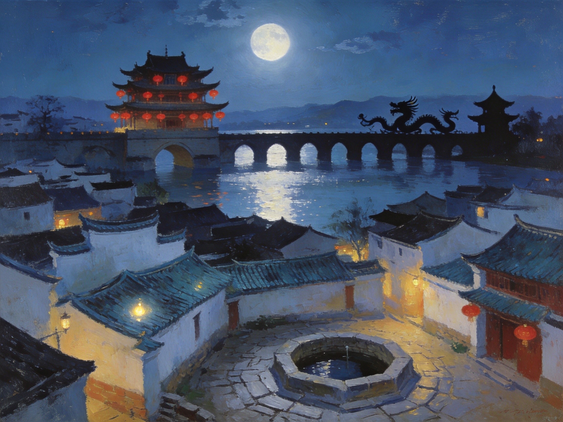 桃源月色