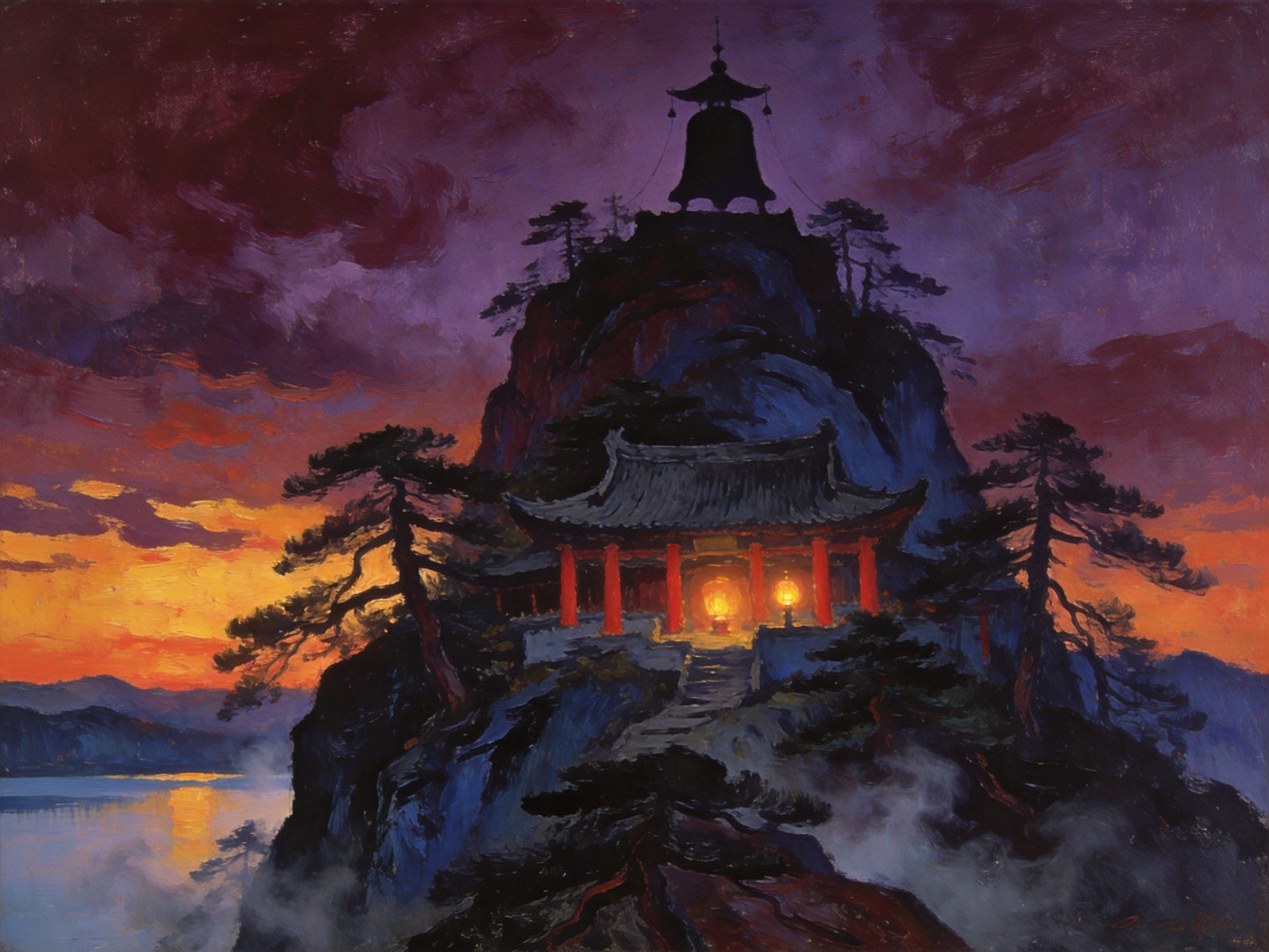 西风禅寺与凤凰山