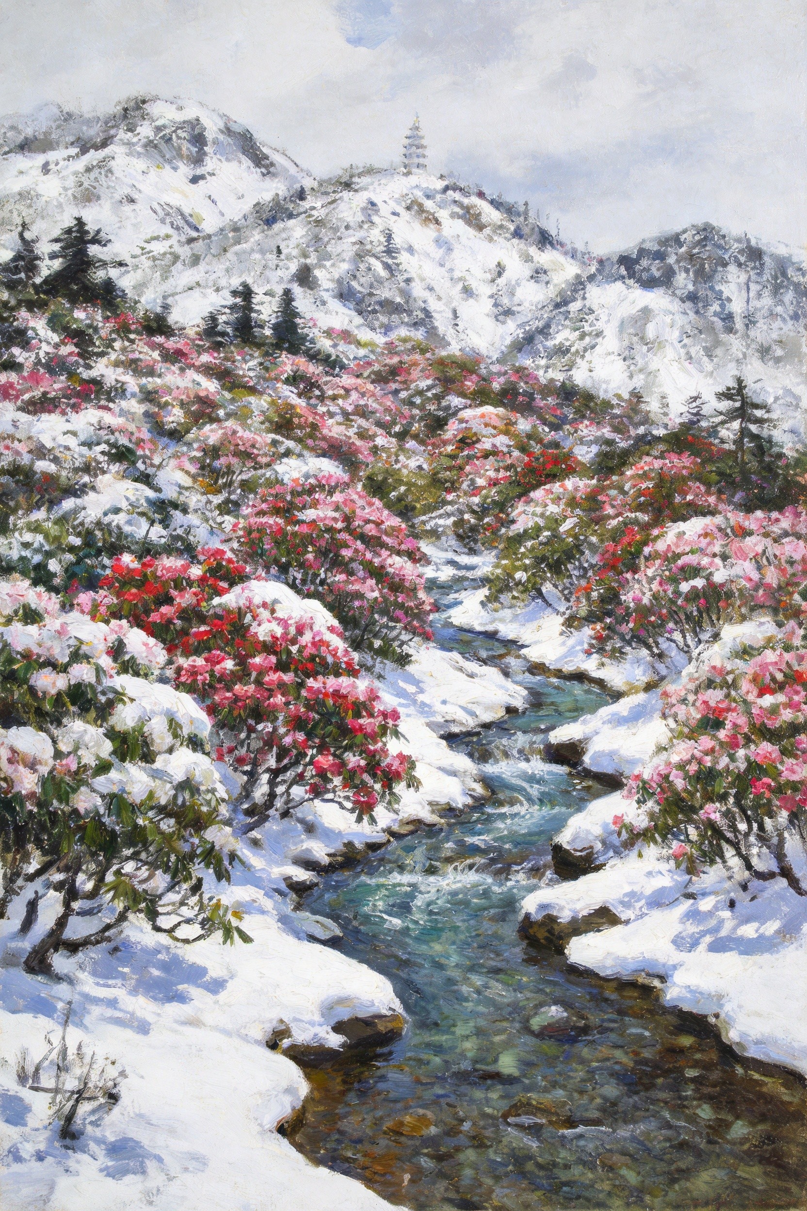 百草岭雪融·文脉永续