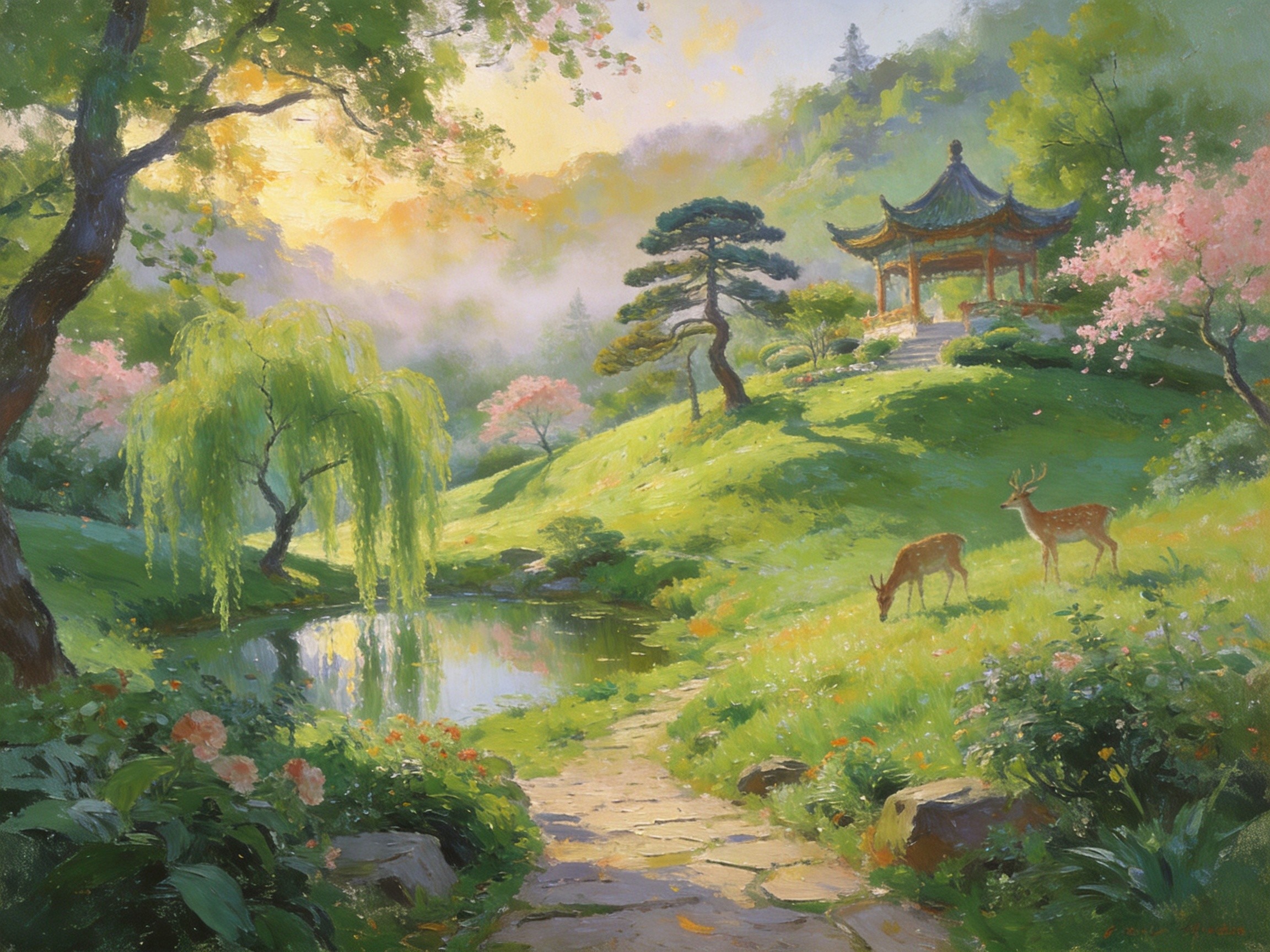 快活林山庄田园牧歌