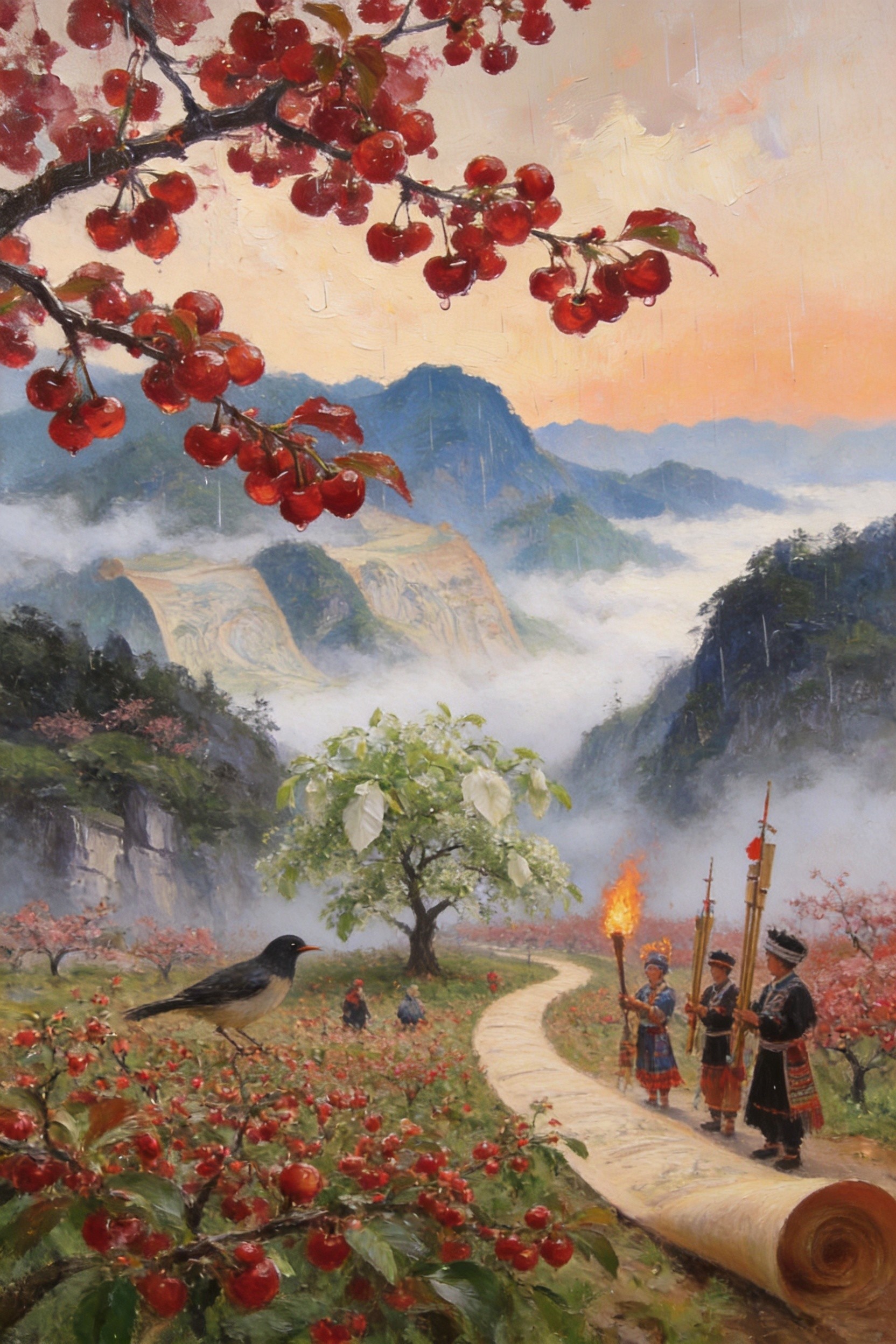 一卷山水一年甜