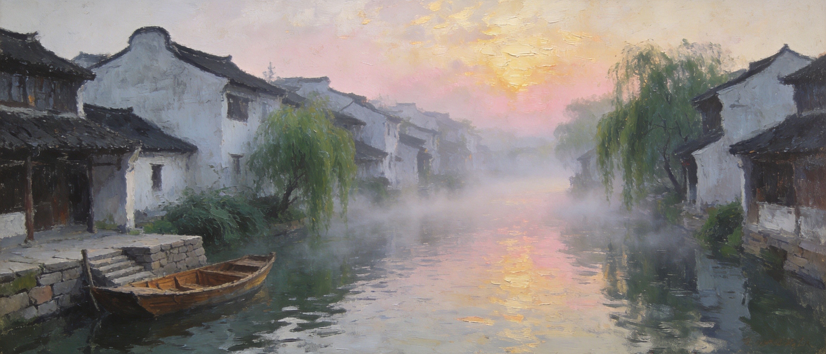 百间楼晨曦