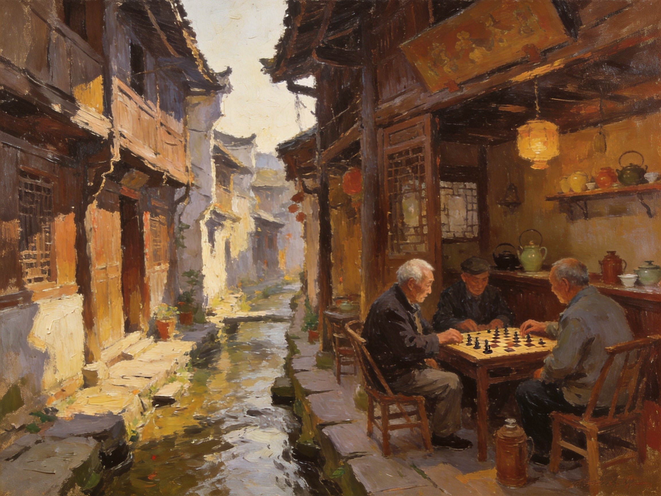 小河溪古街茶馆