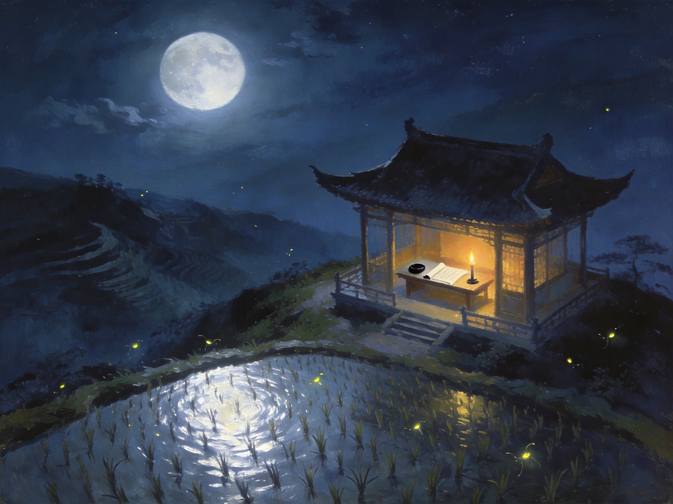 藏山阁月 · 田野诗魂