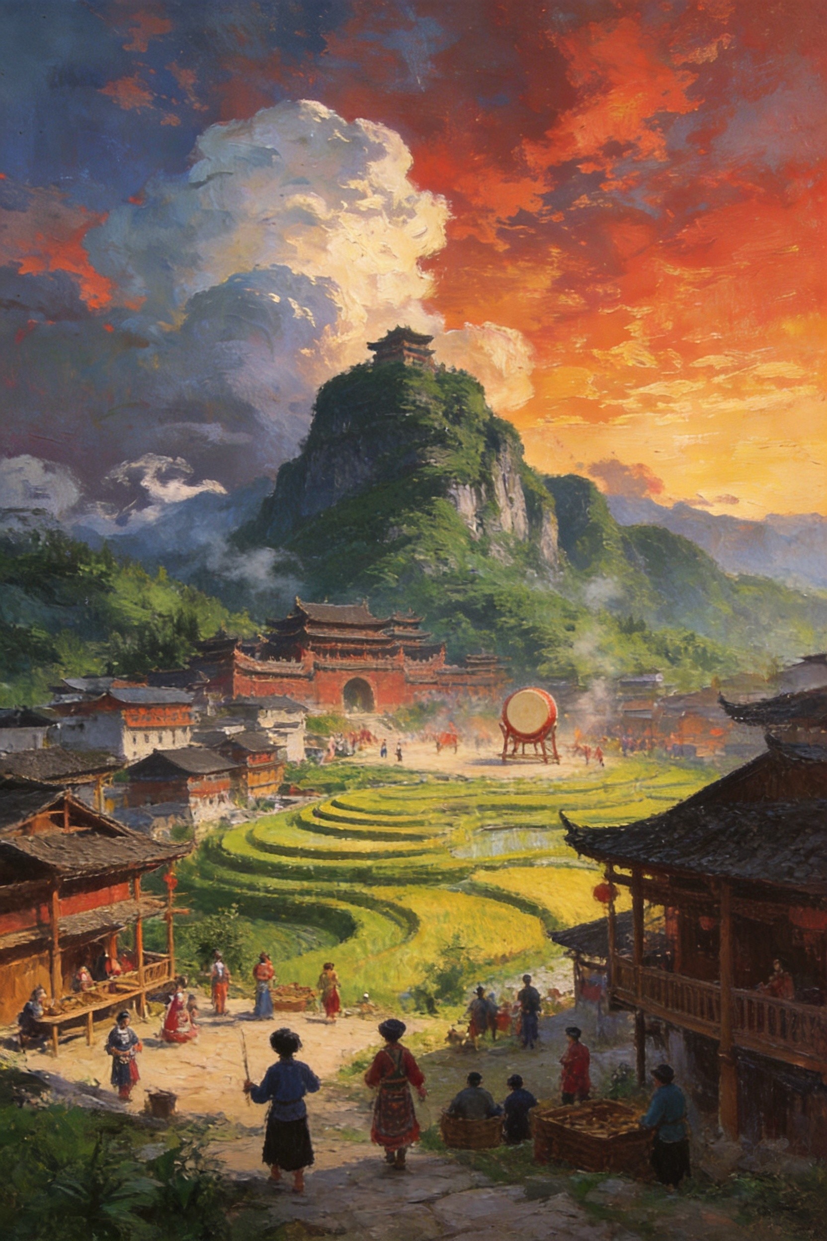 福地安居 · 鼓声落处