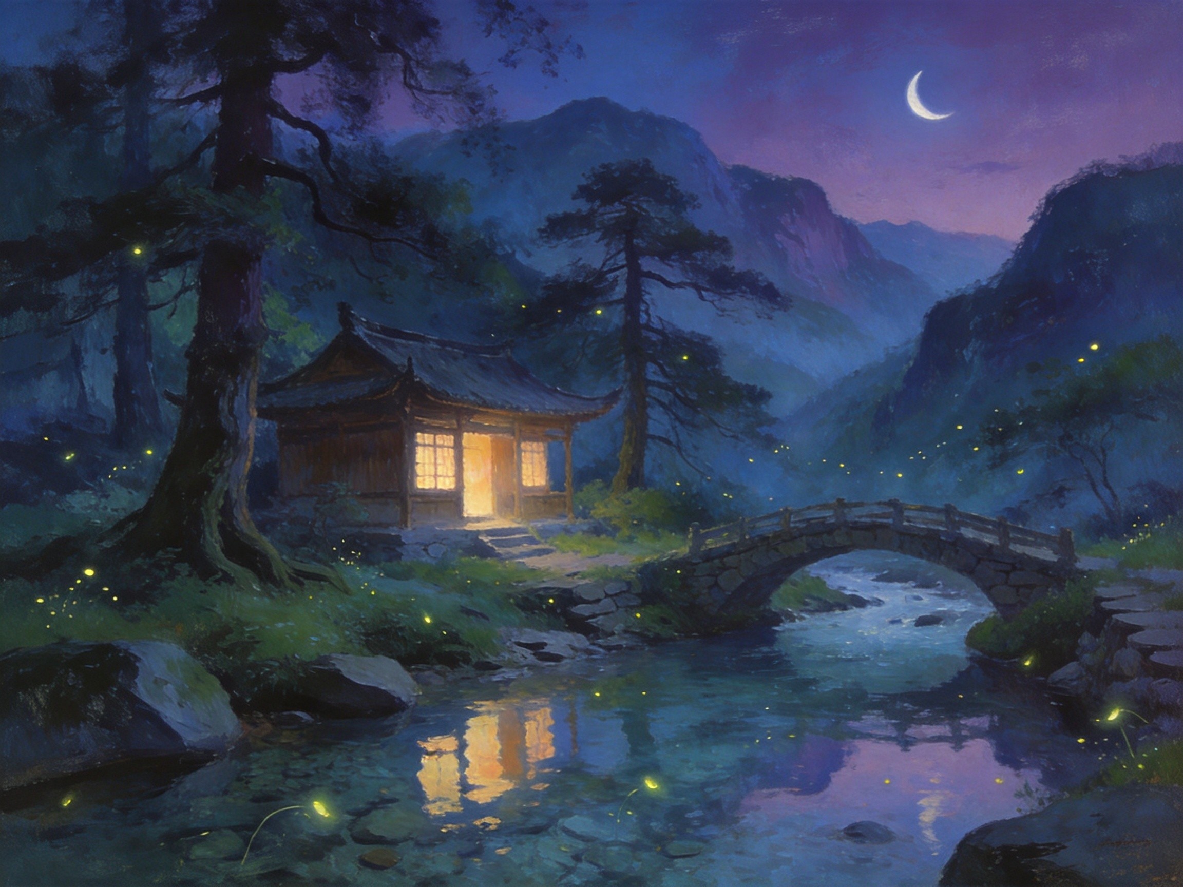 天堂寨下·林泉幽居