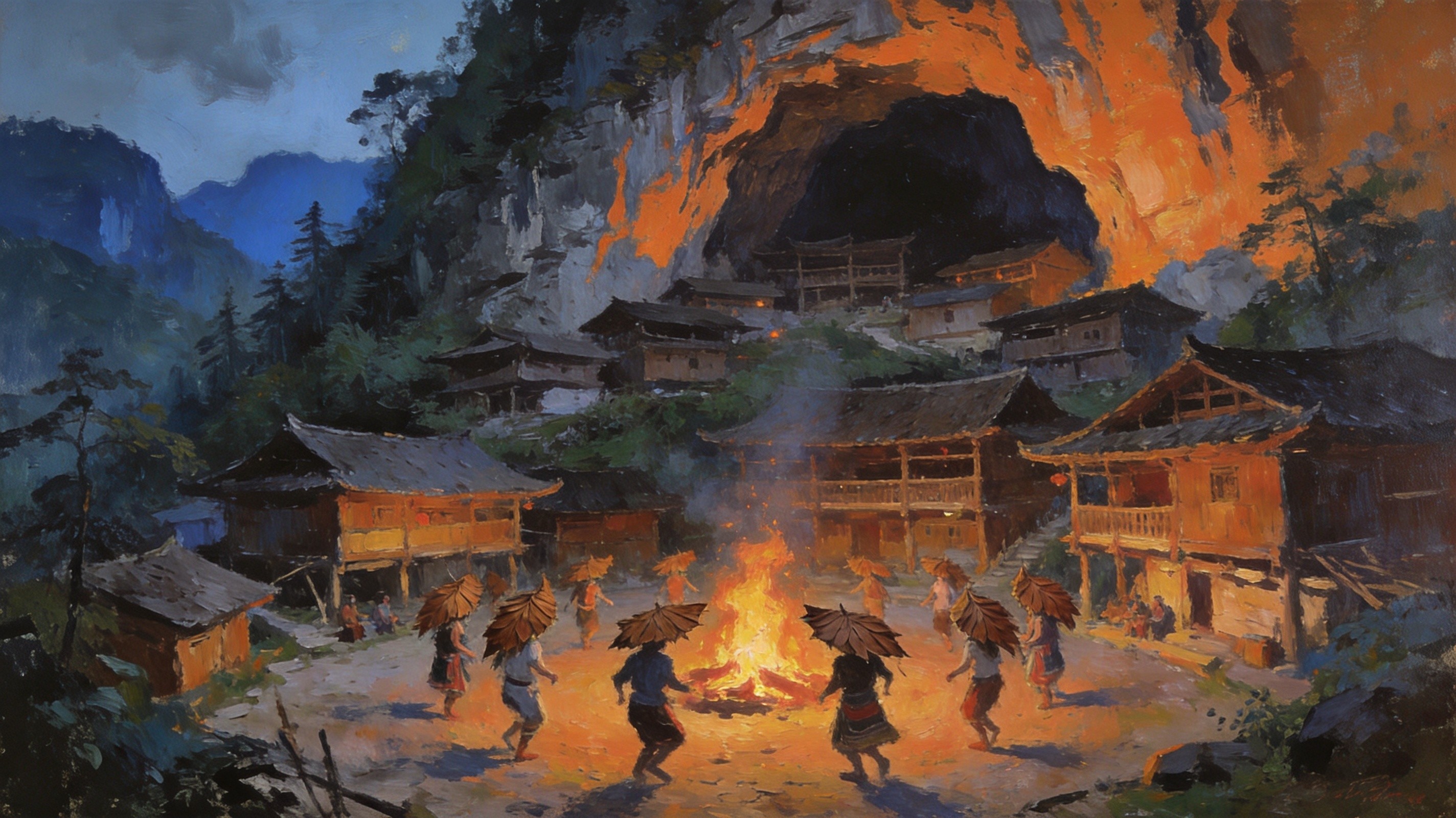 云雾茶园嫩芽初绽山间春色