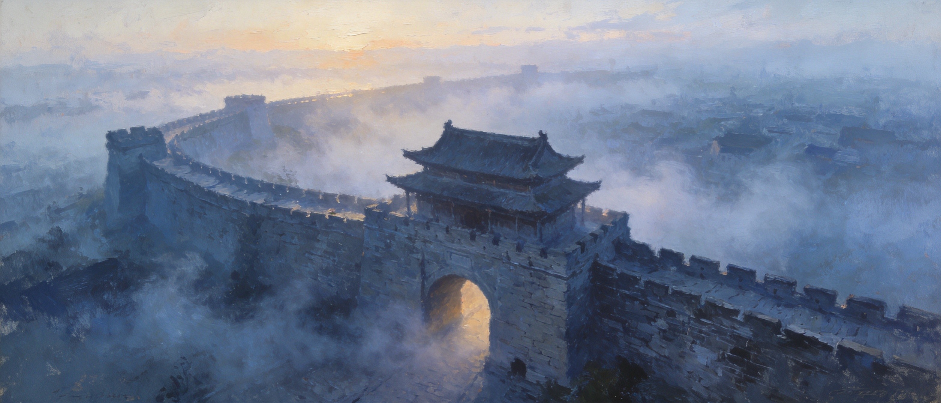 小西门水城·石墙围水