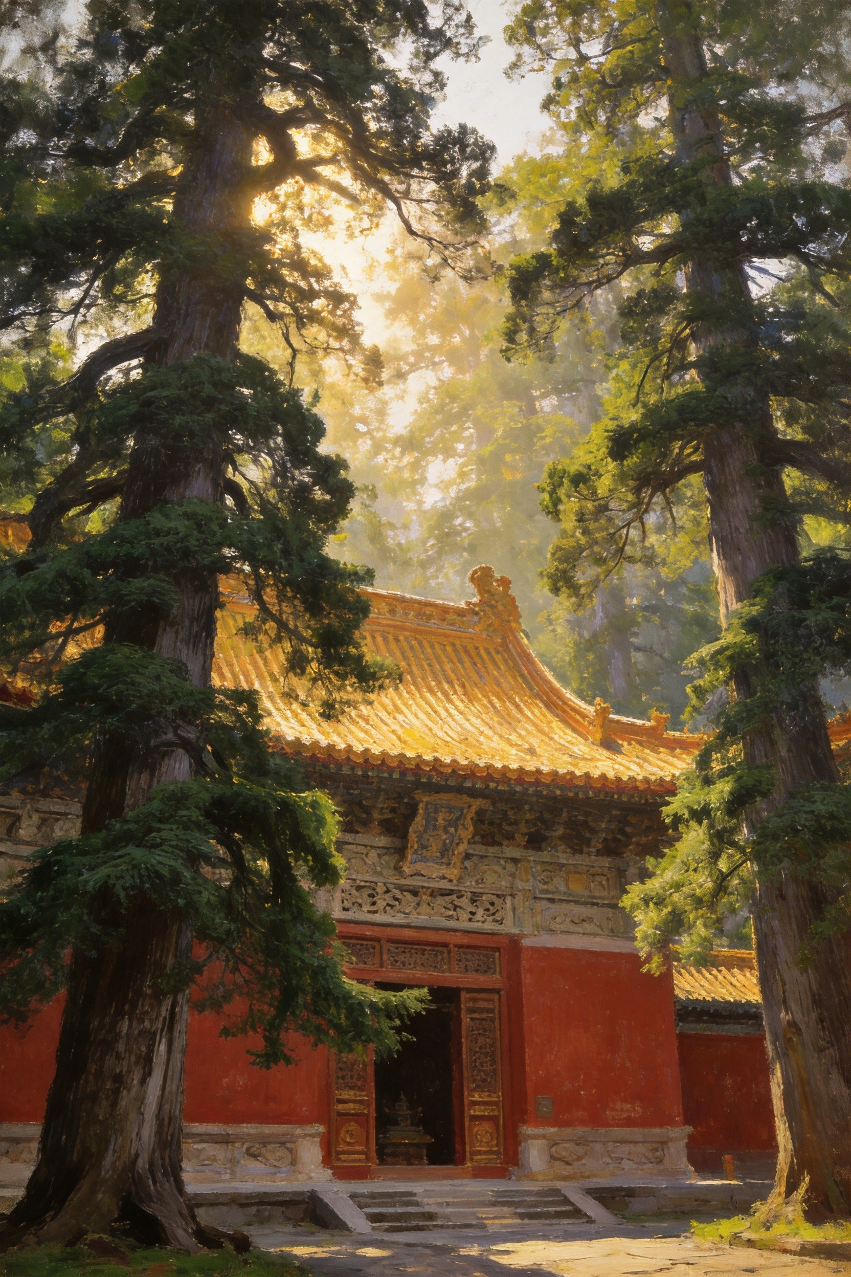花灯扇月
