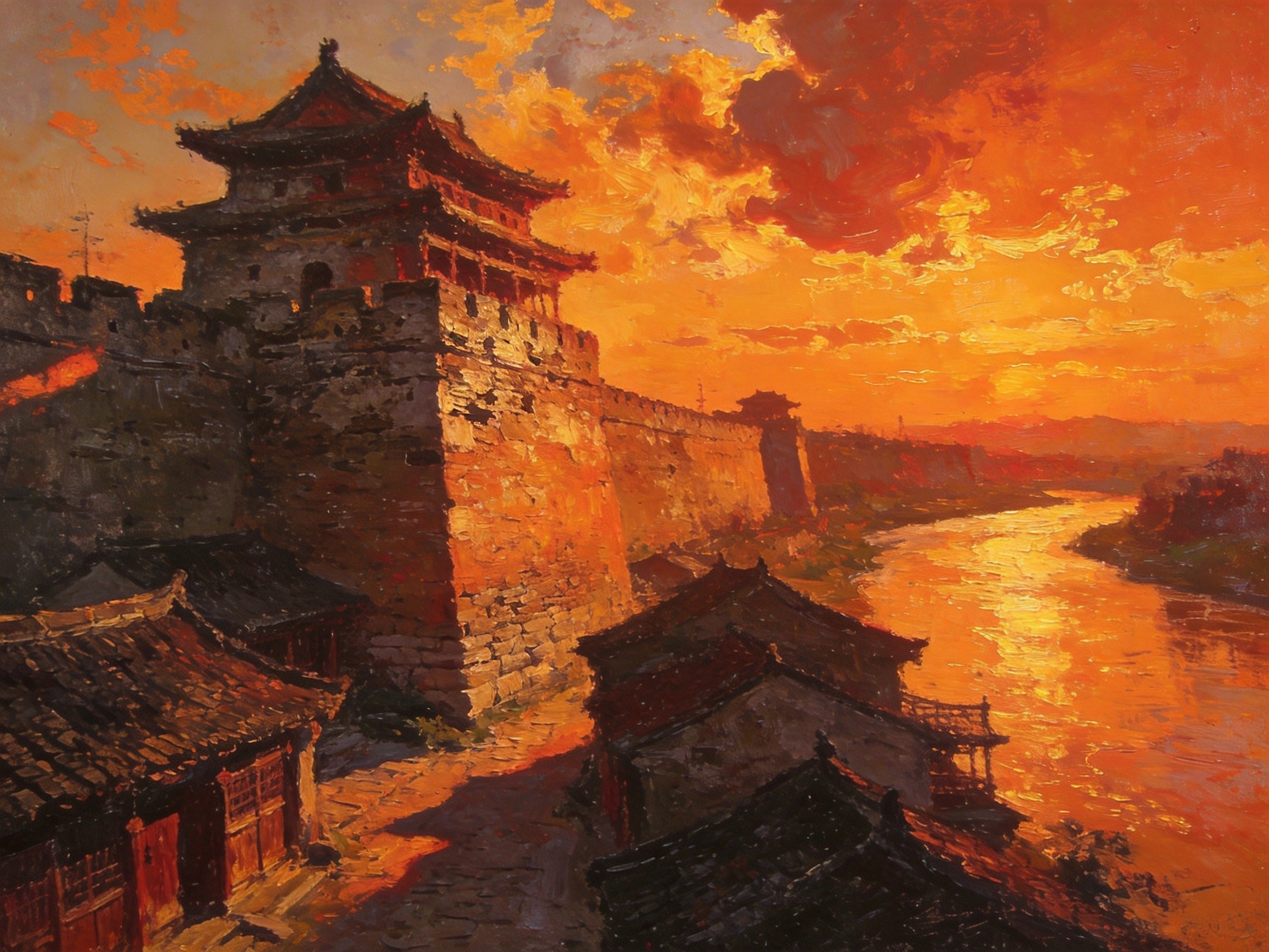 丁屋岭悬崖古村世外桃源