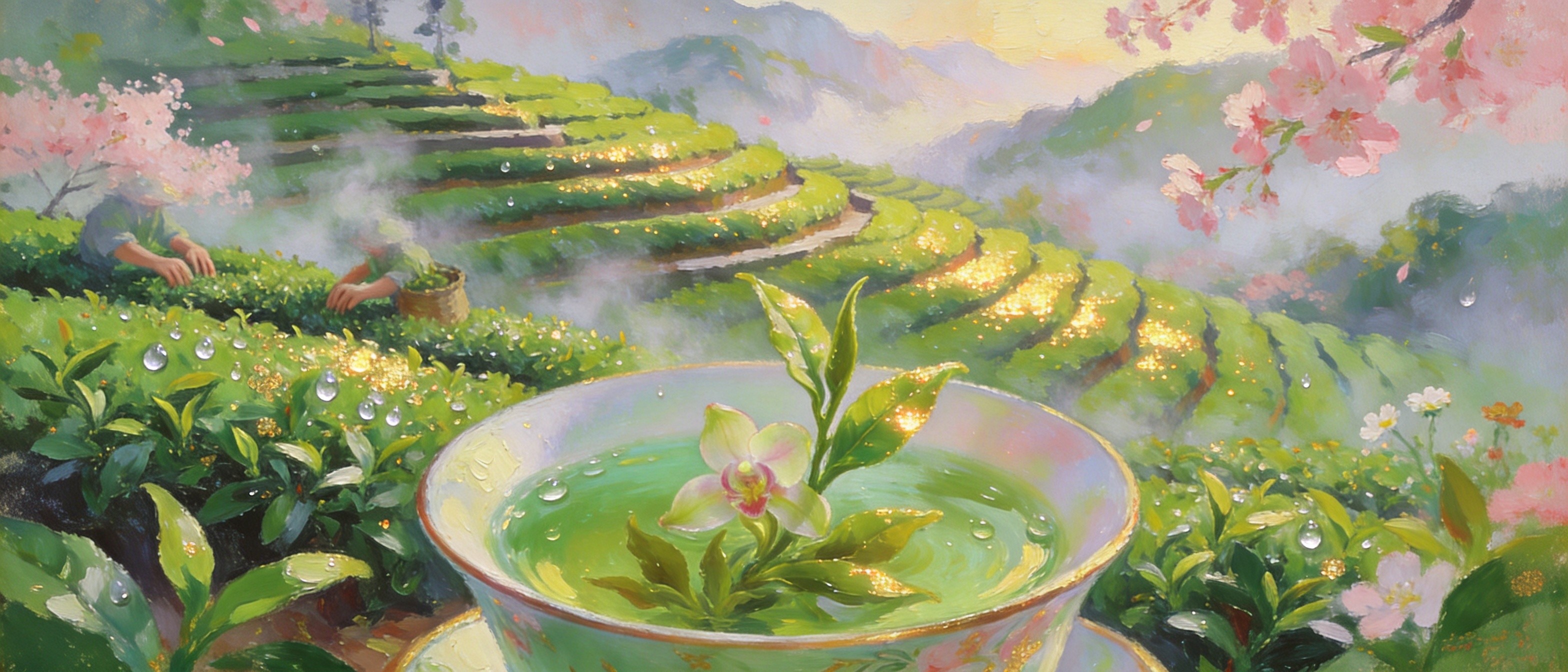 兰花茶春