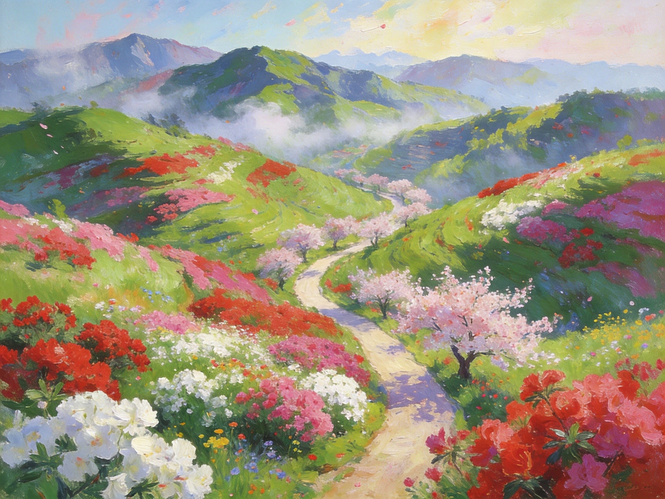 含山春花烂漫