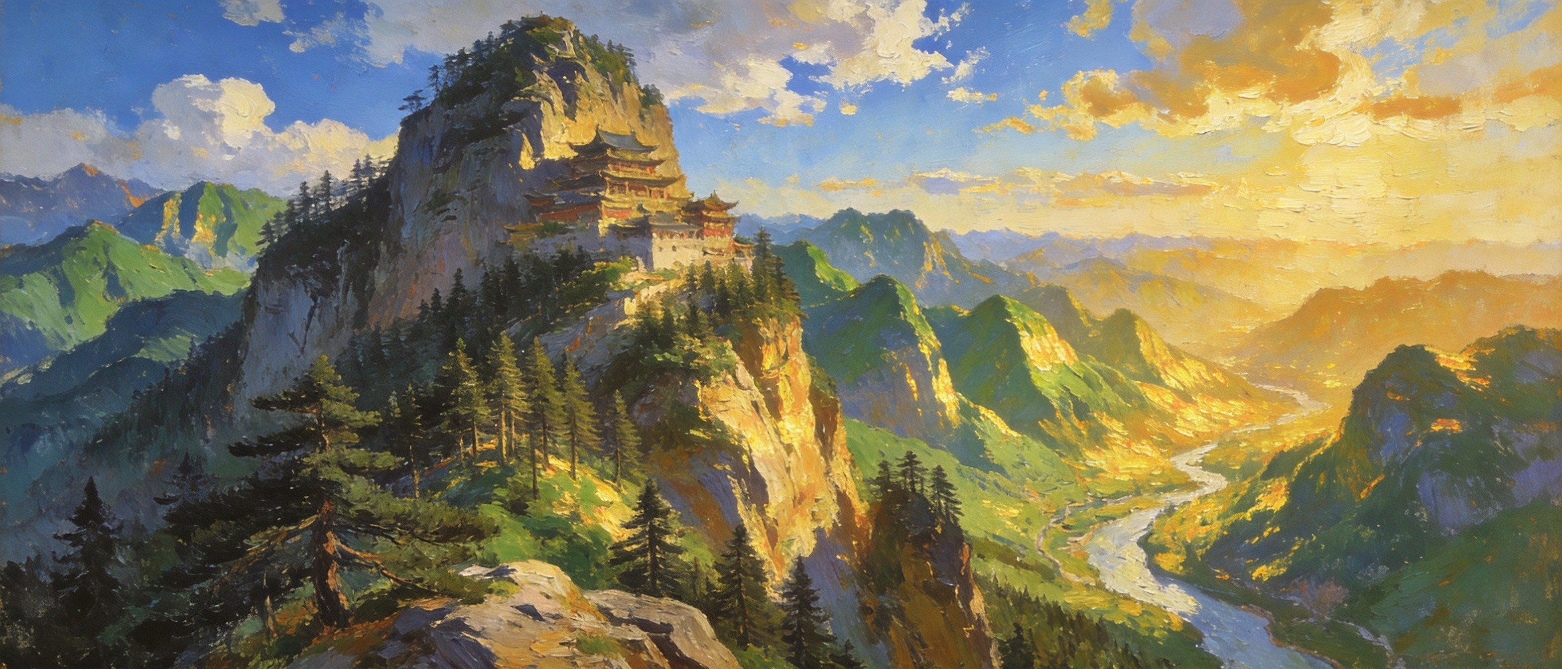景忠山松涛万顷