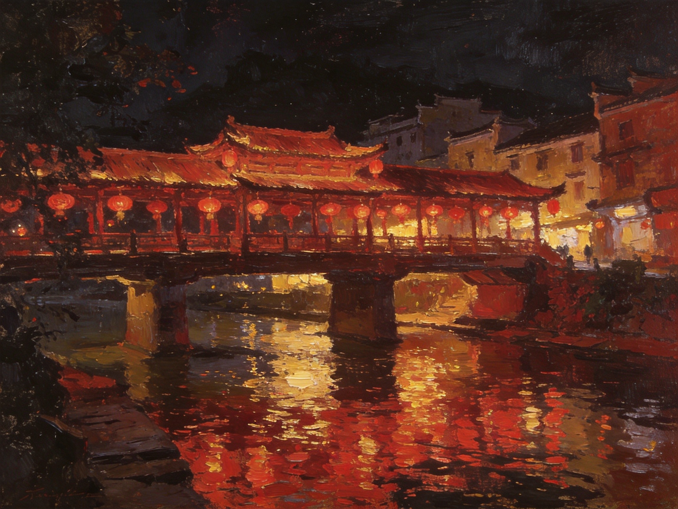 新丰桥夜景
