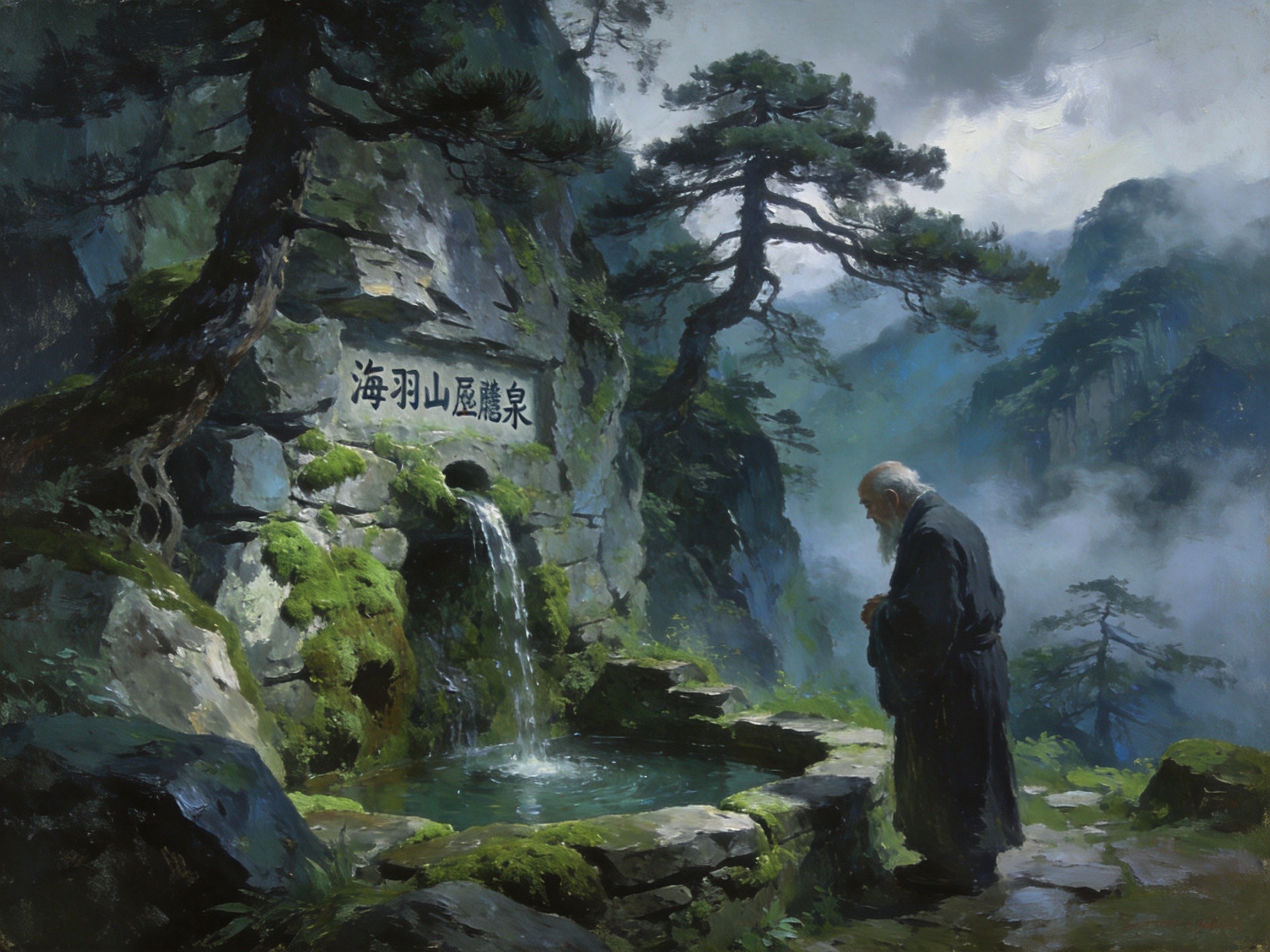 西双湖畔晨雾如梦