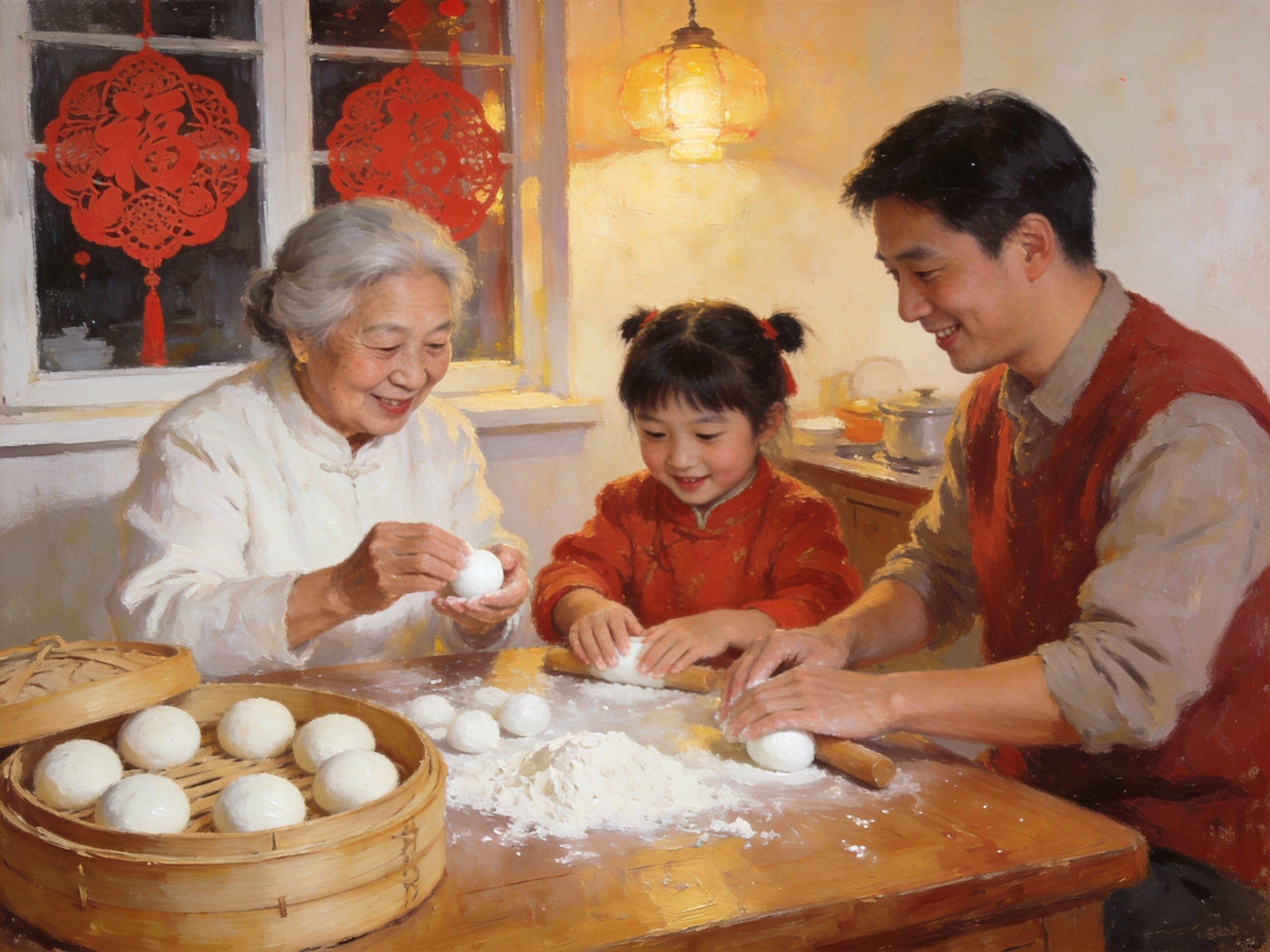 庄墓圆子的团圆滋味