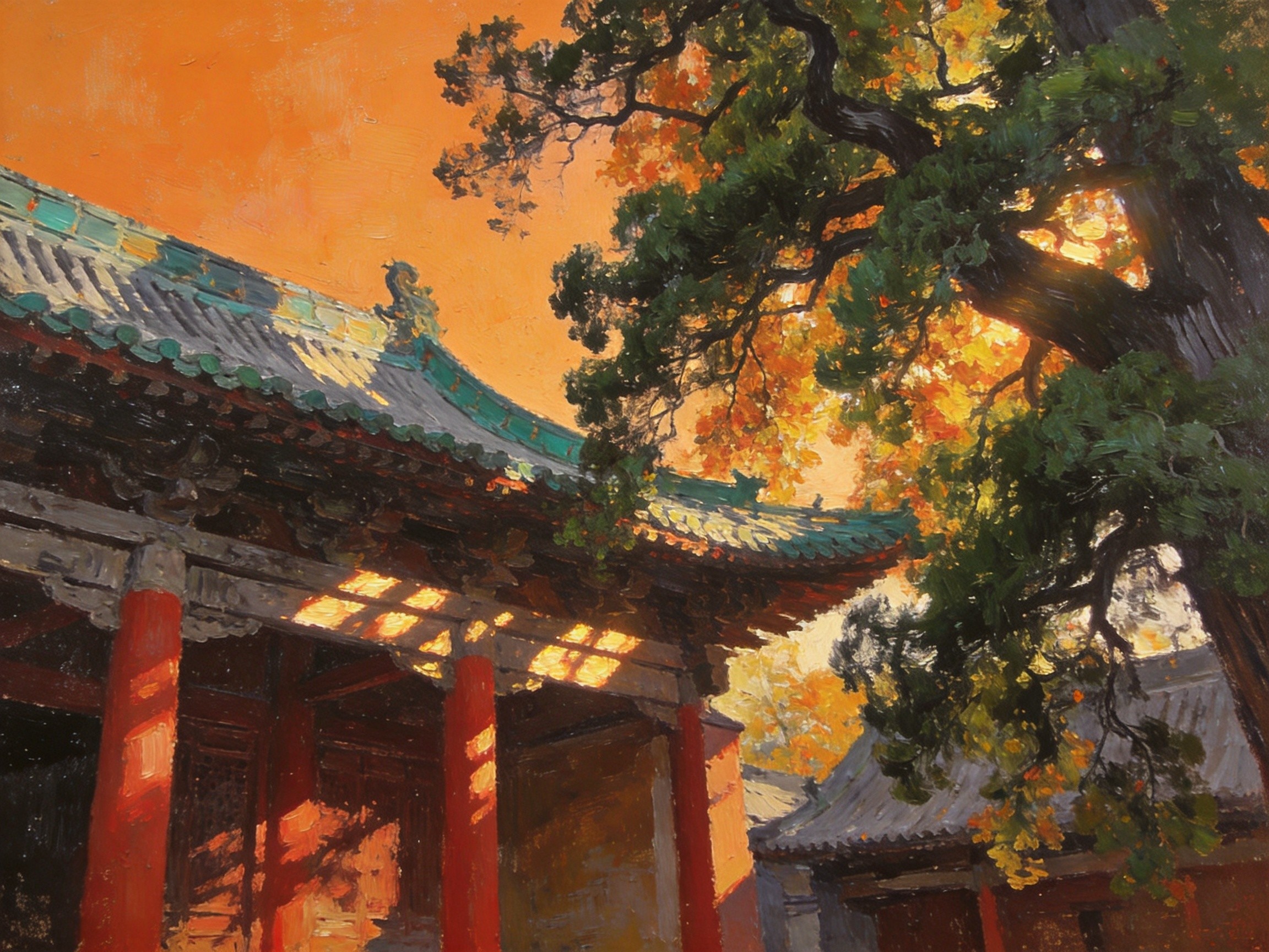 叶公祠古柏森森