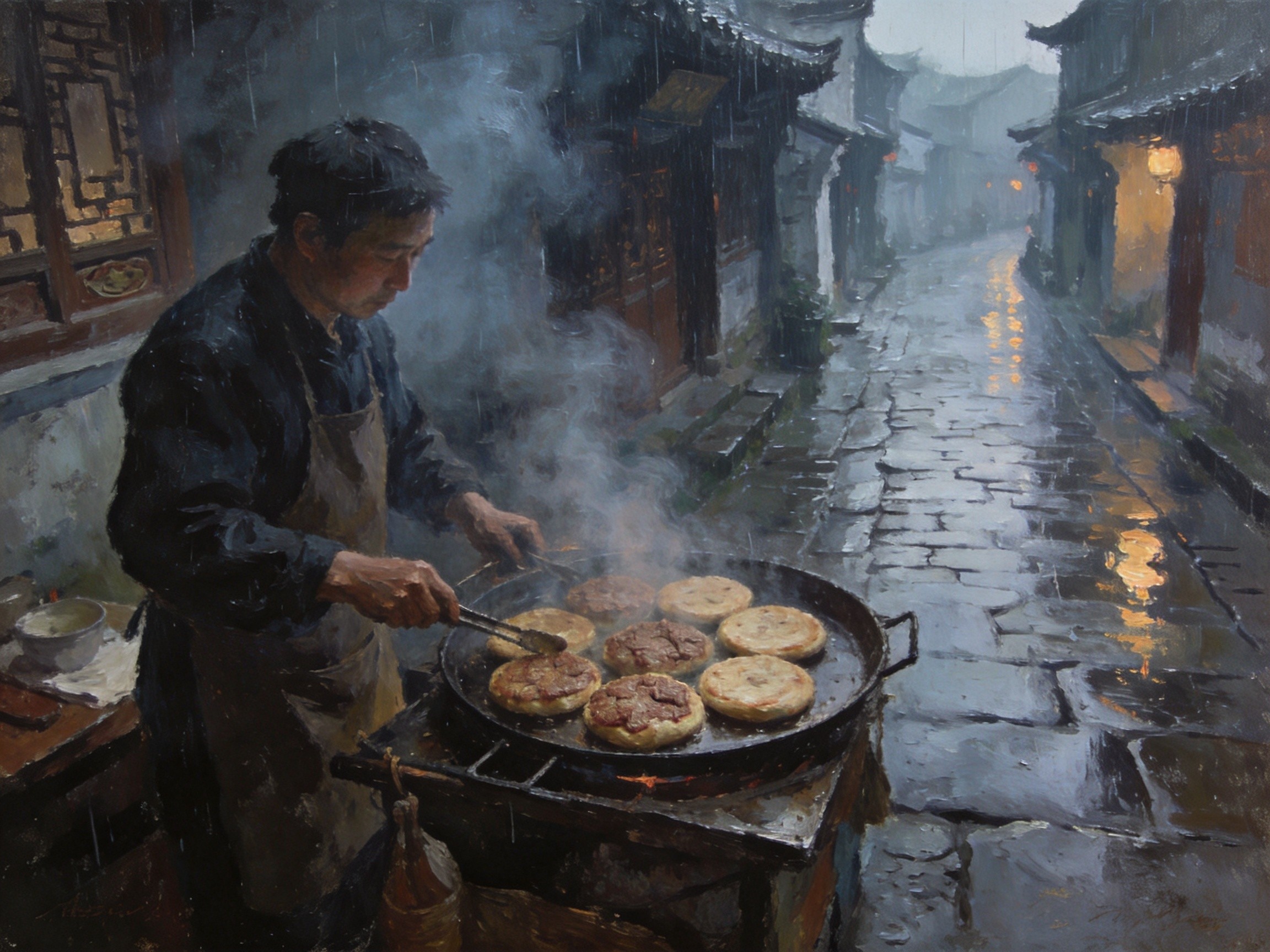 永康肉麦饼烟火