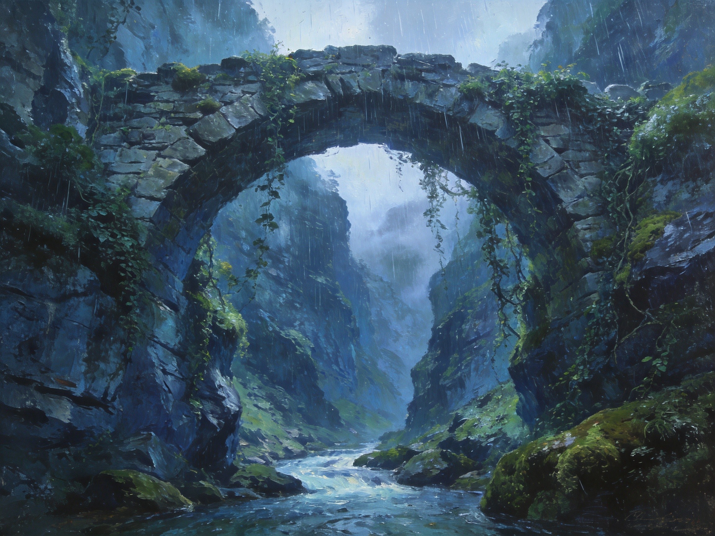 江洲仙人桥·横绝峡谷