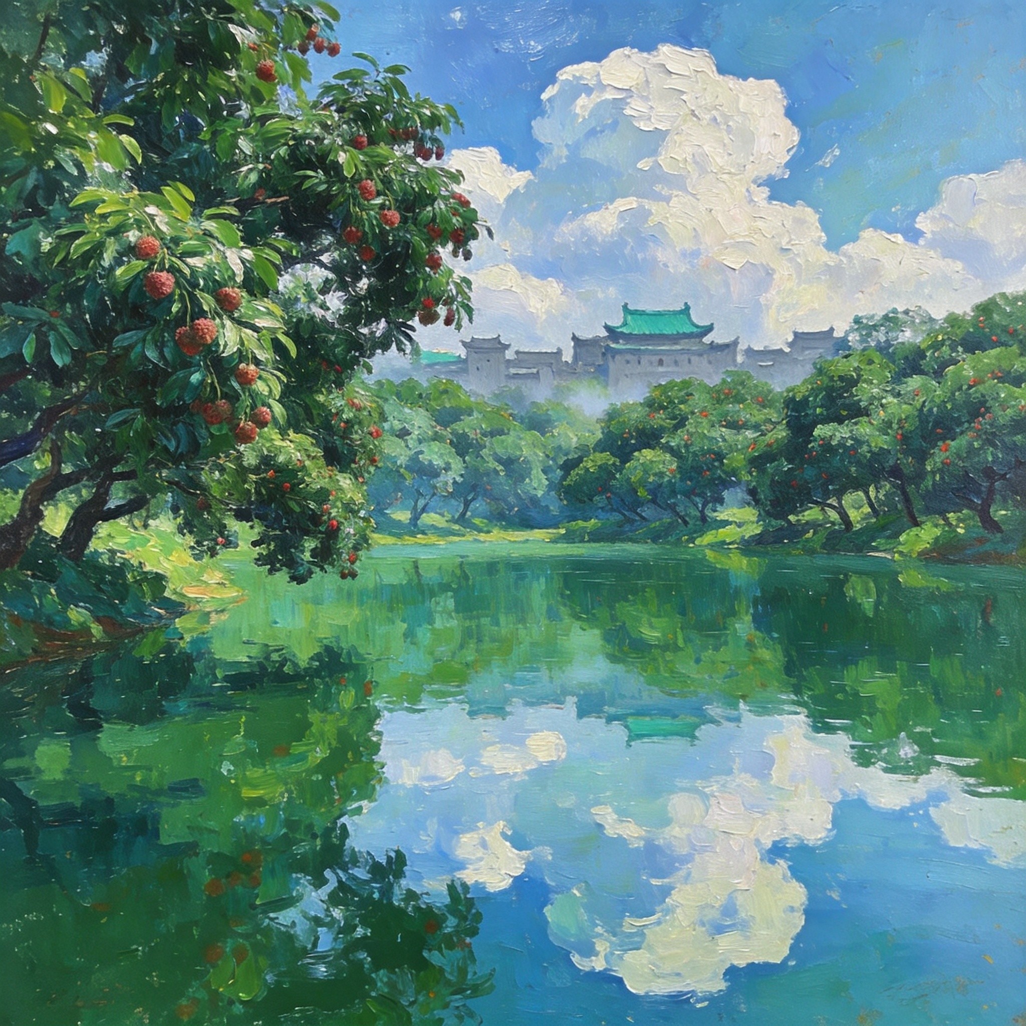 碧水栖云好心长存