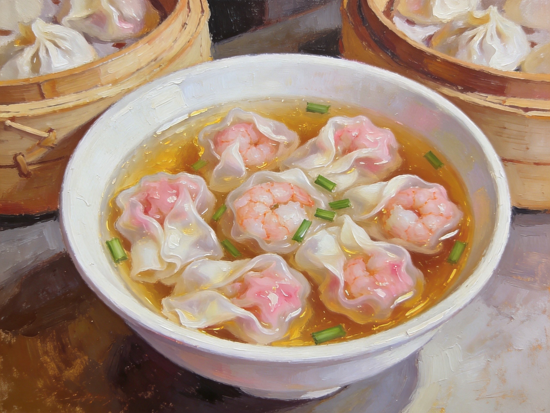 宣堡小馄饨皮薄如纸
