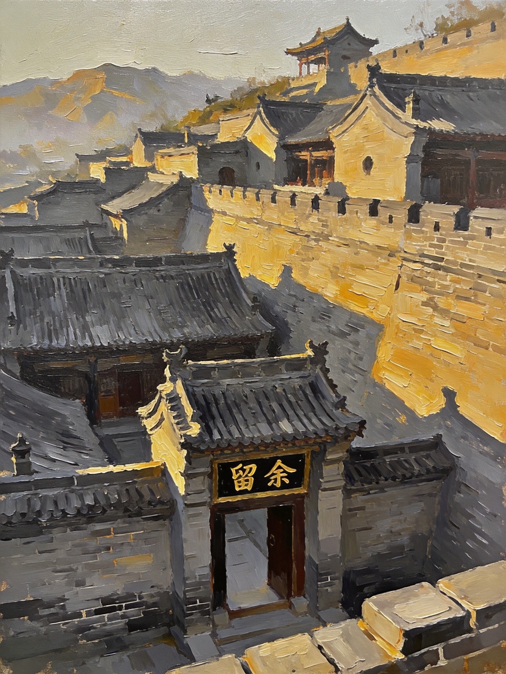 康百万庄园留余匾