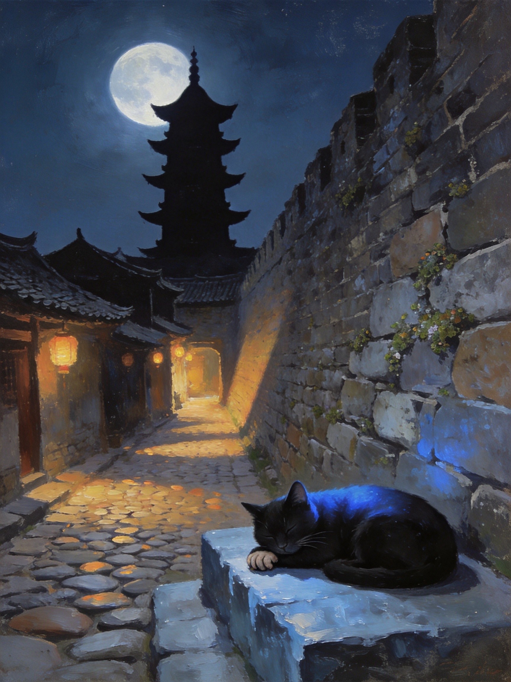 云山胜力寺晨钟暮鼓云海缭绕