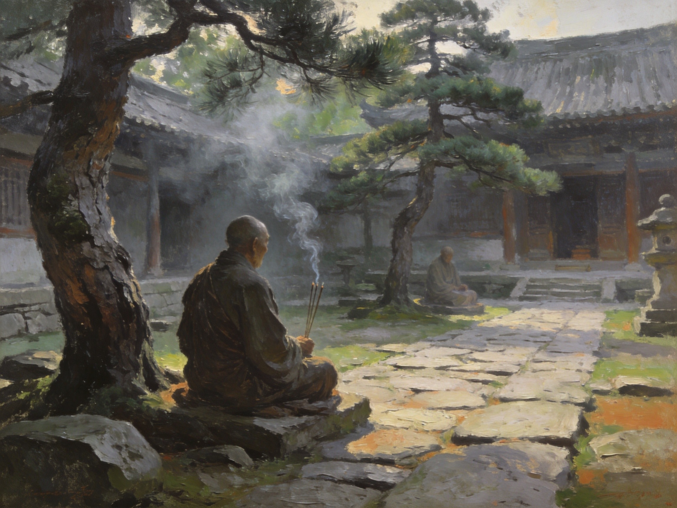 禅寺钟磬岁月悠长