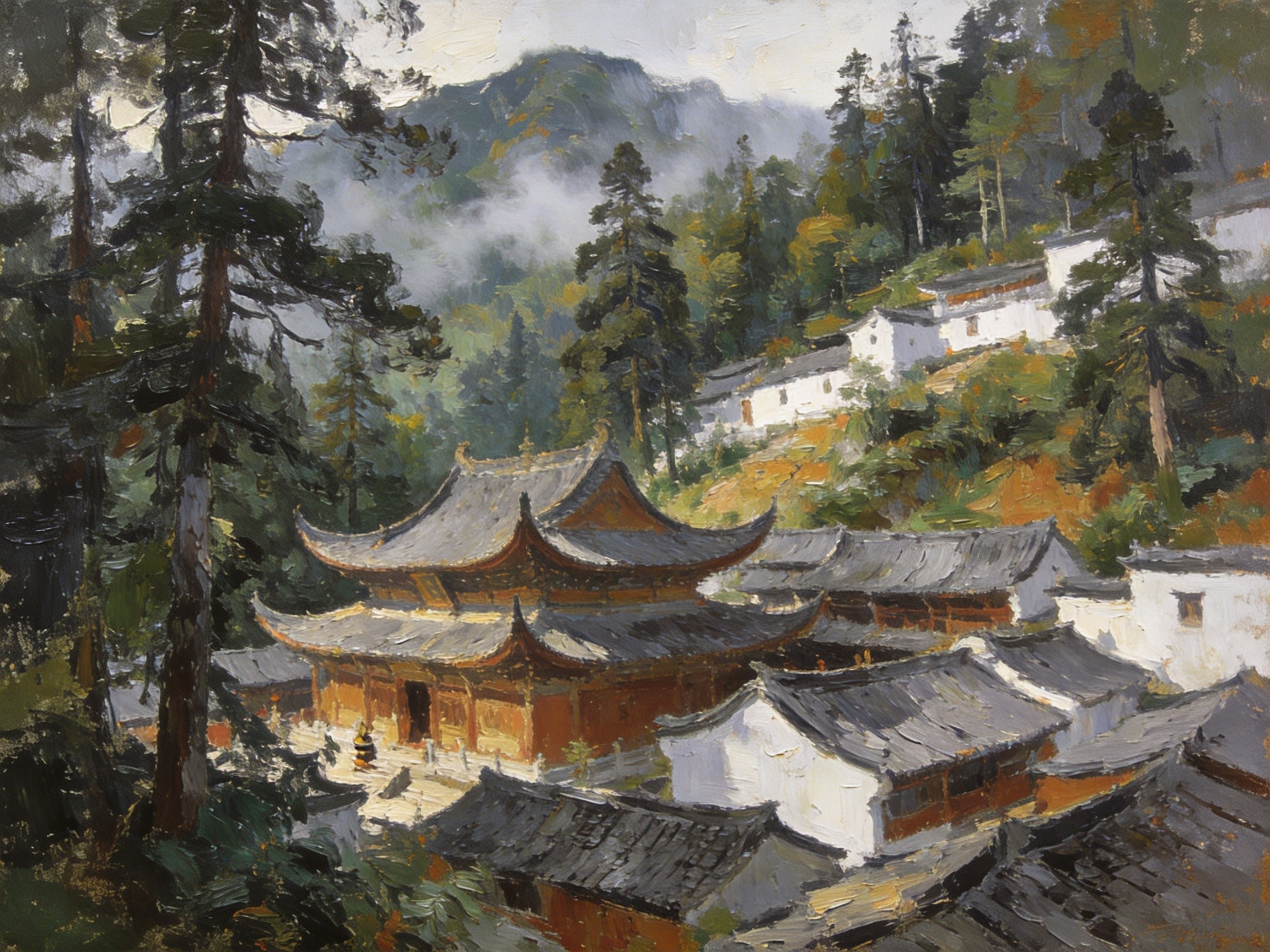 尧坝场口油纸伞