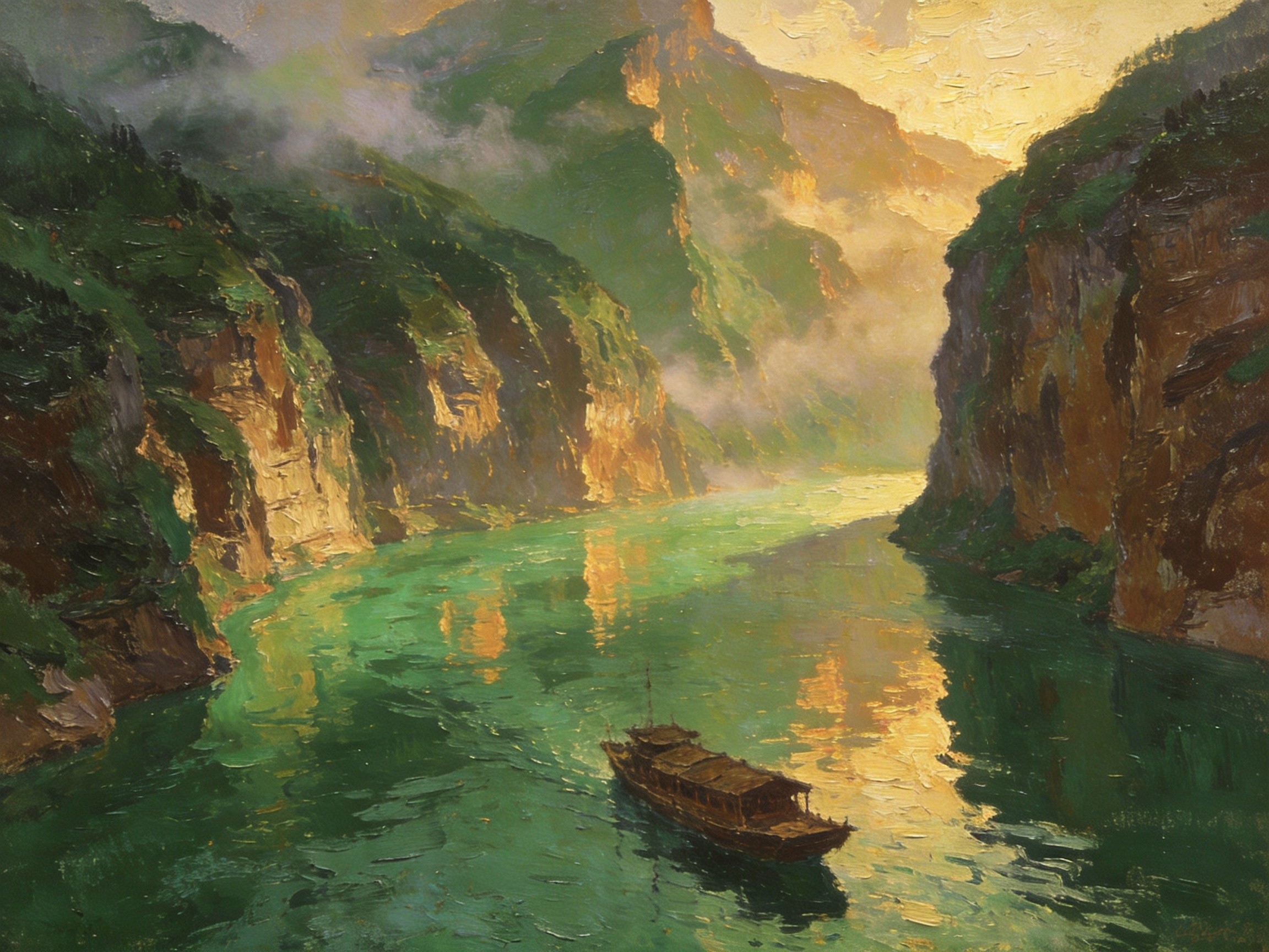 南河小三峡碧水青山