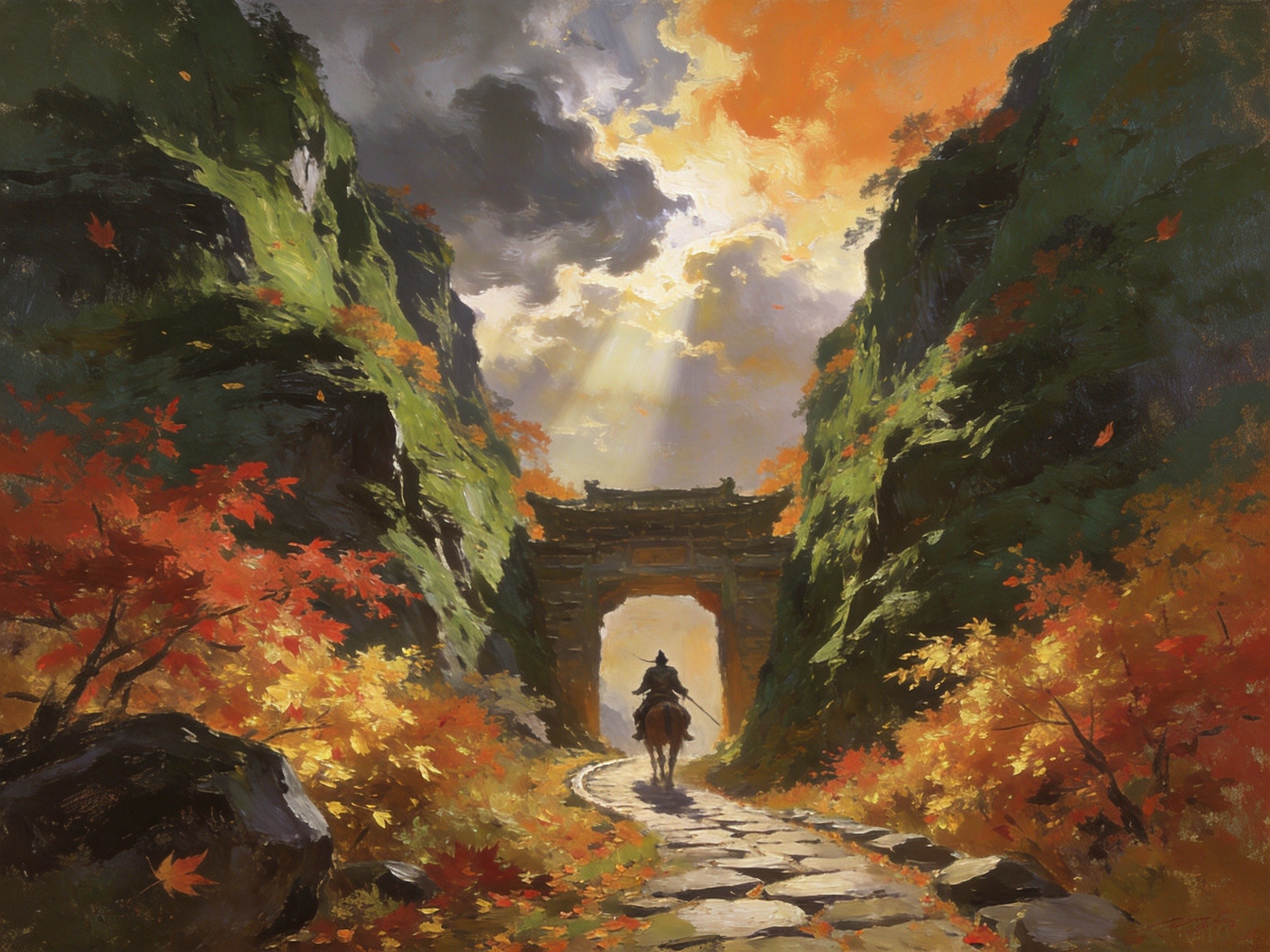 昭关古道雄关