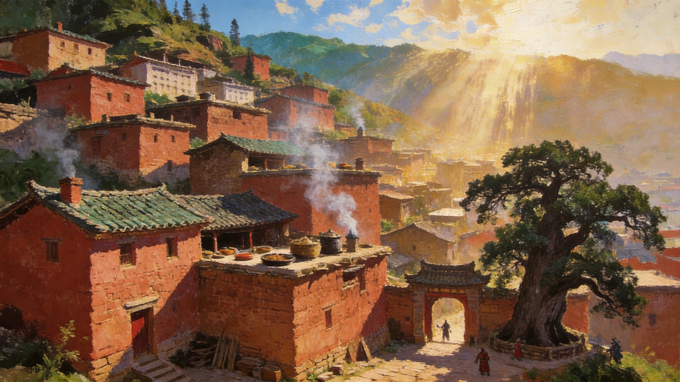 方山望江诸葛营
