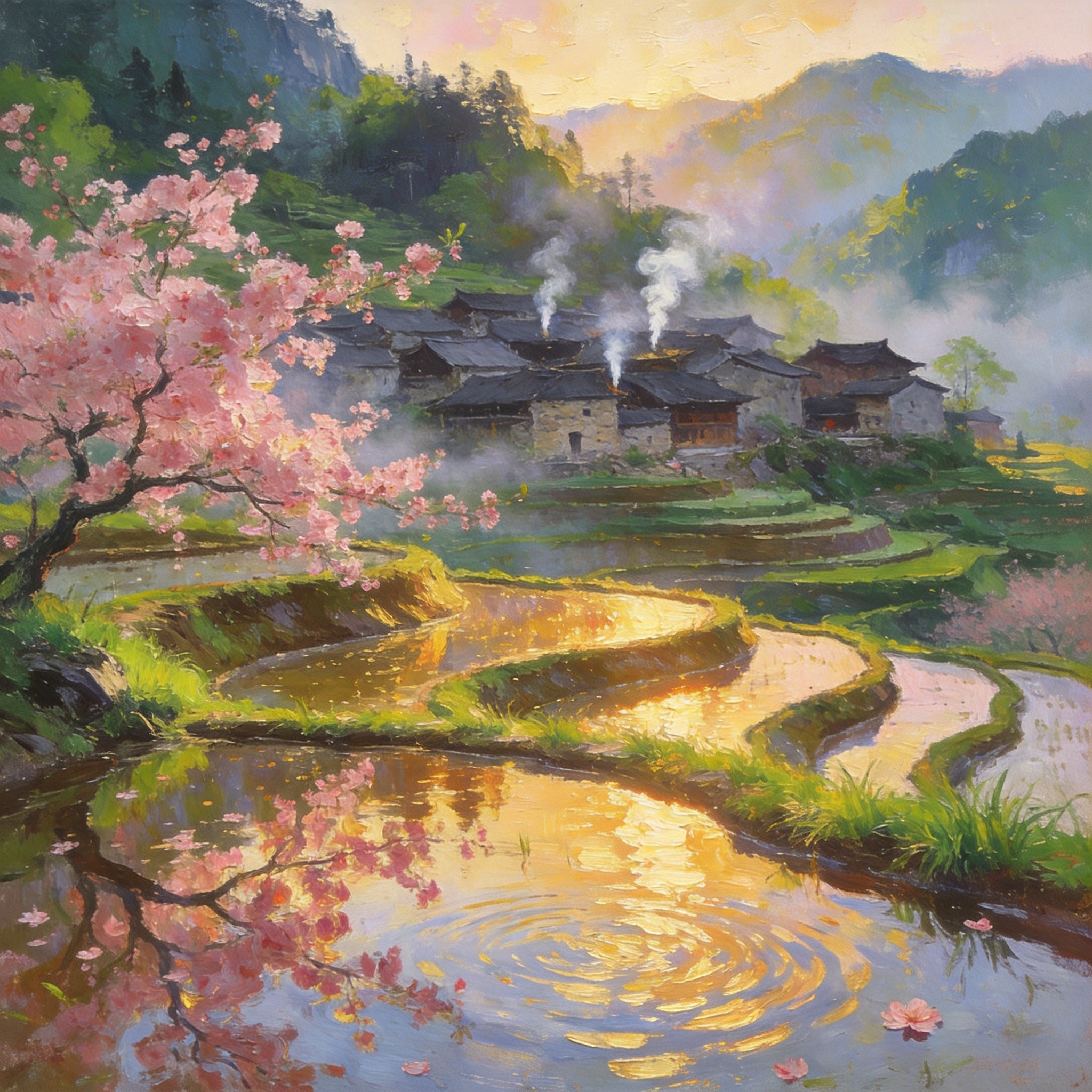 清水江月夜渡船的乡愁