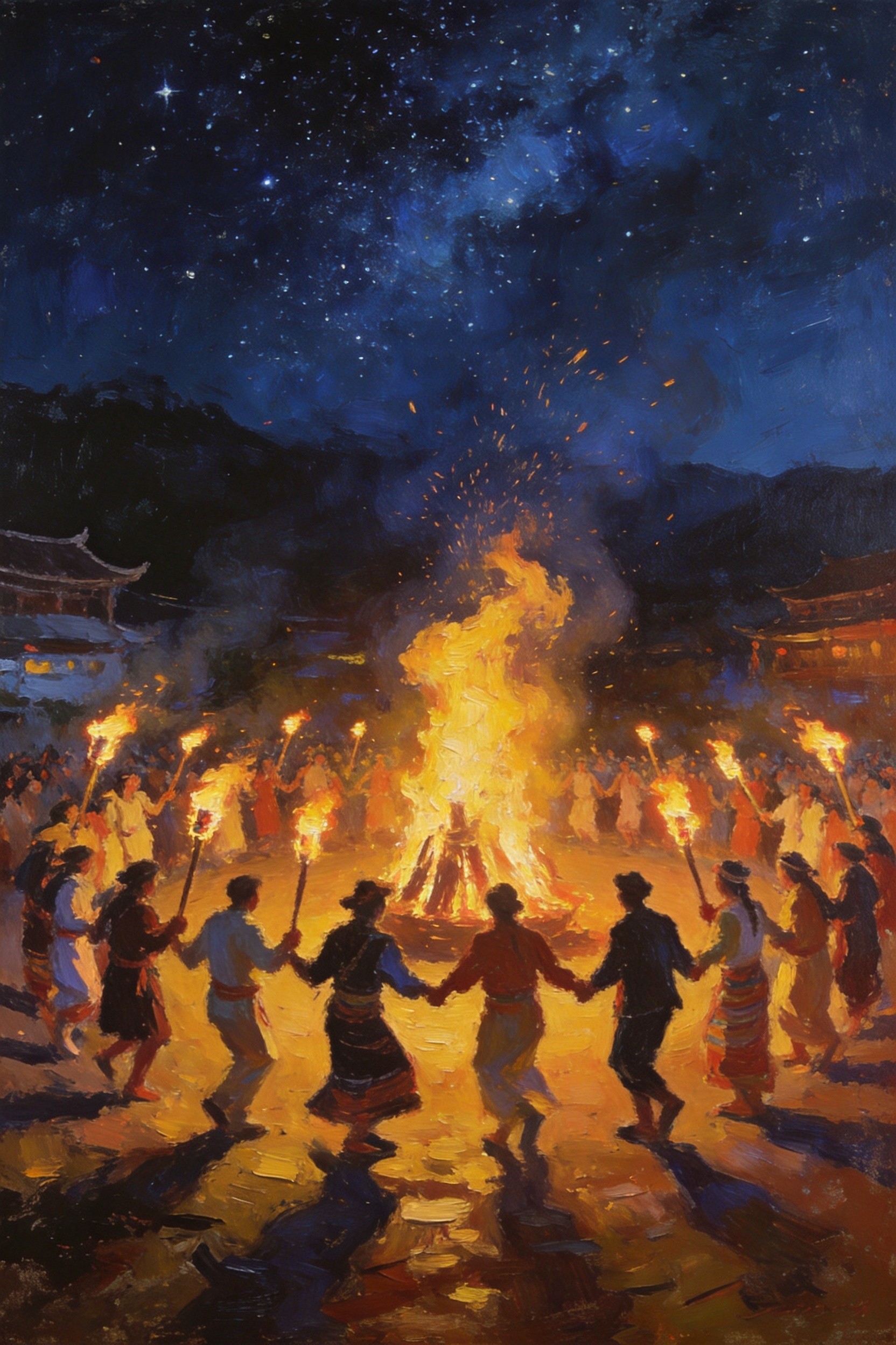 撒尼古村·炊烟与弦歌
