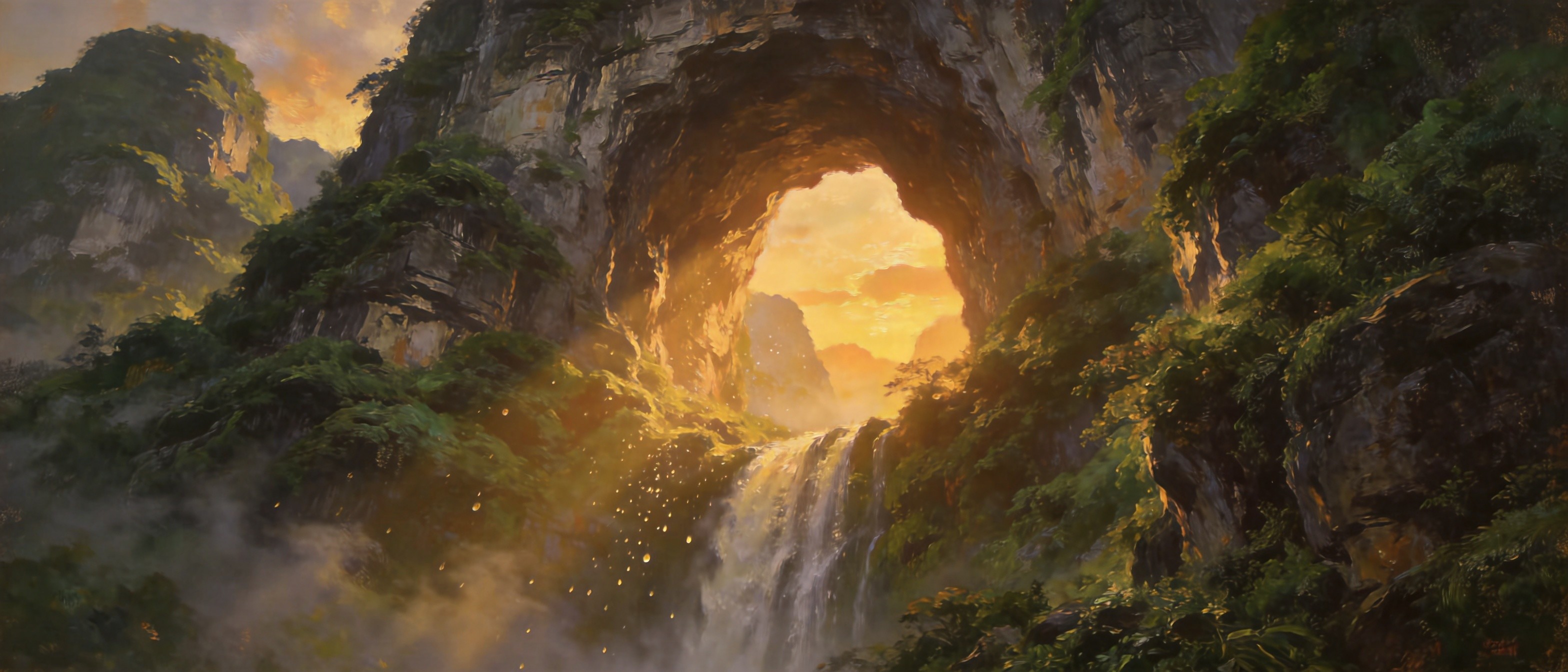 太极洞口·溪山清音